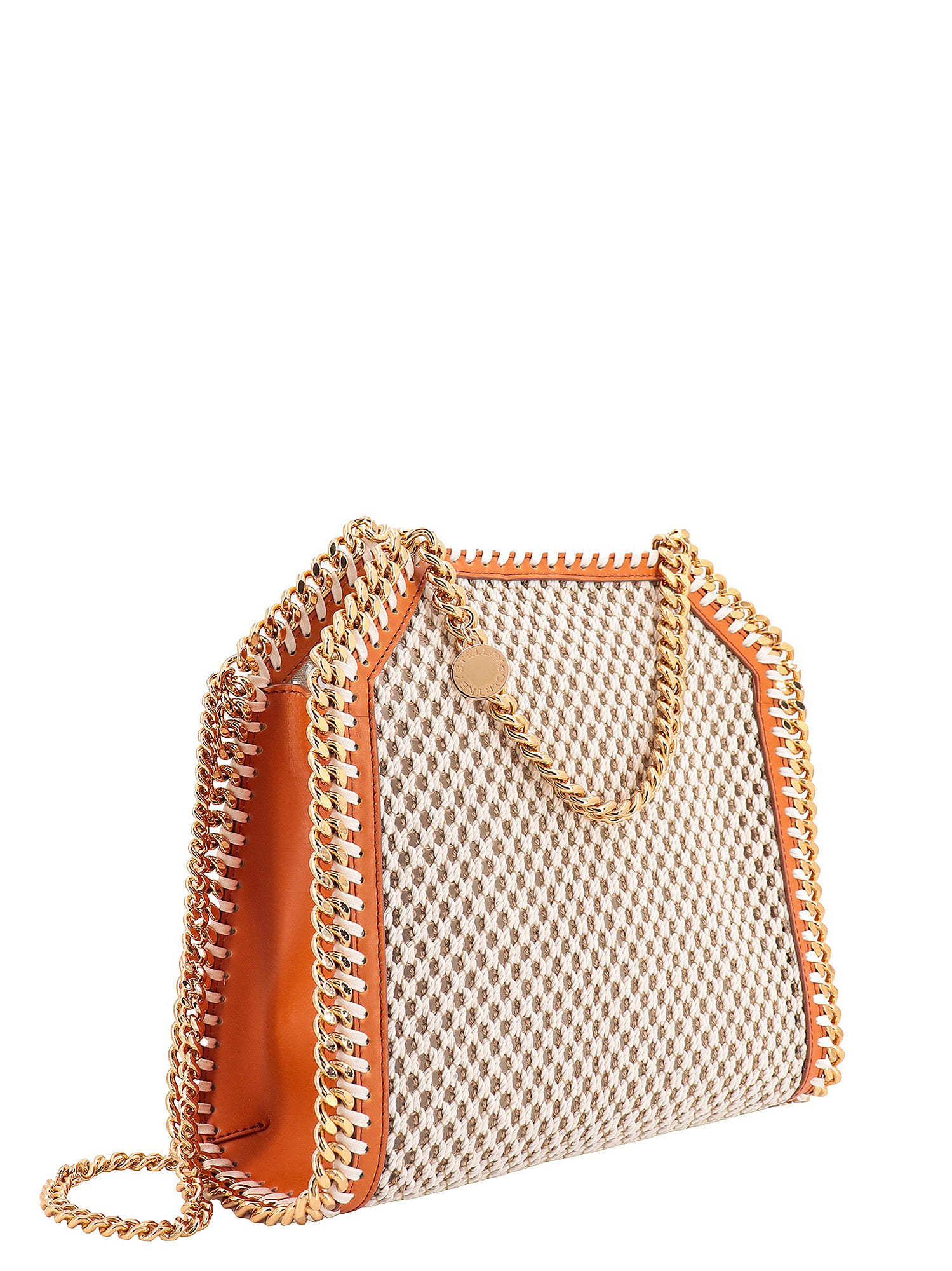 Gray Stella McCartney Shaggy Deer Falabella Fringe Crossbody Bag