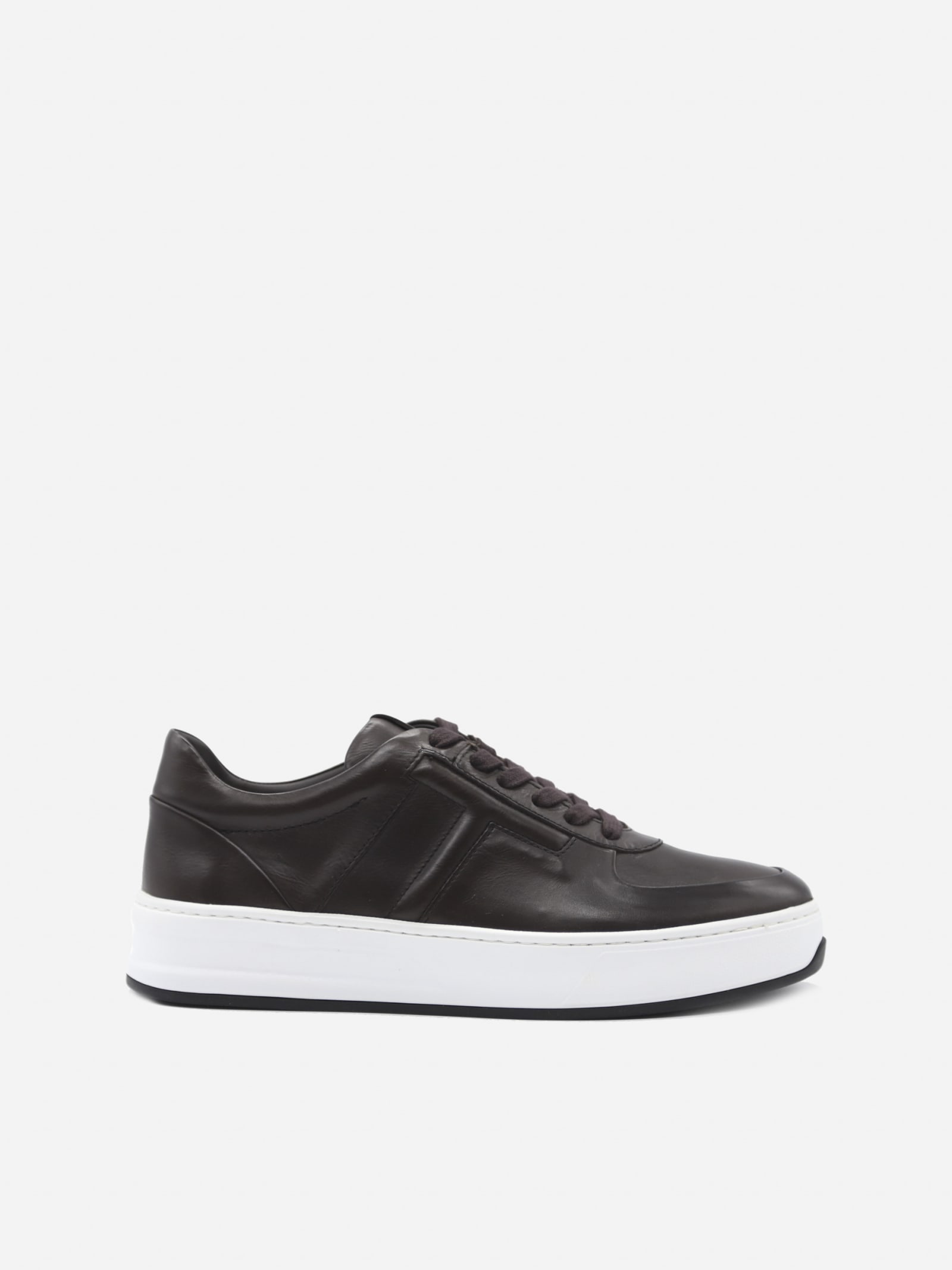 Tods Leather Sneakers With Embossed Logo