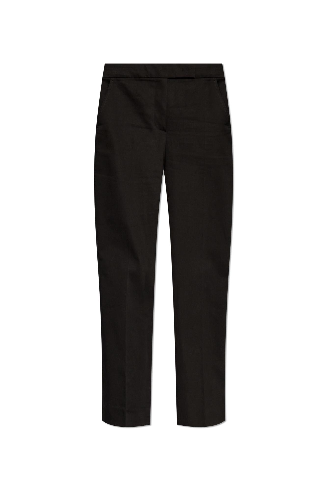 Max Mara Tailored Black Trousers With Smooth Finish