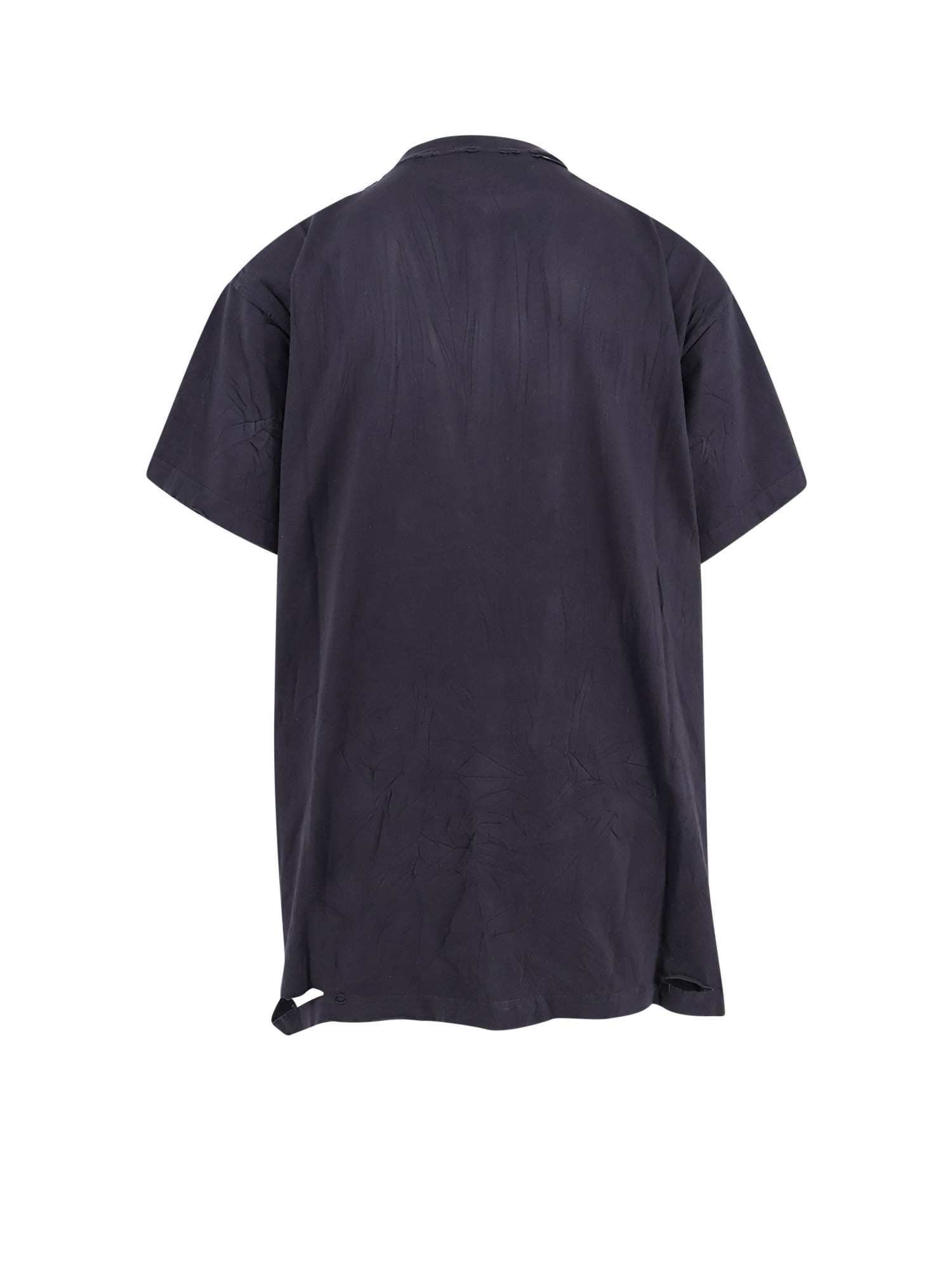 Shop Balenciaga T-shirt In Washed Black