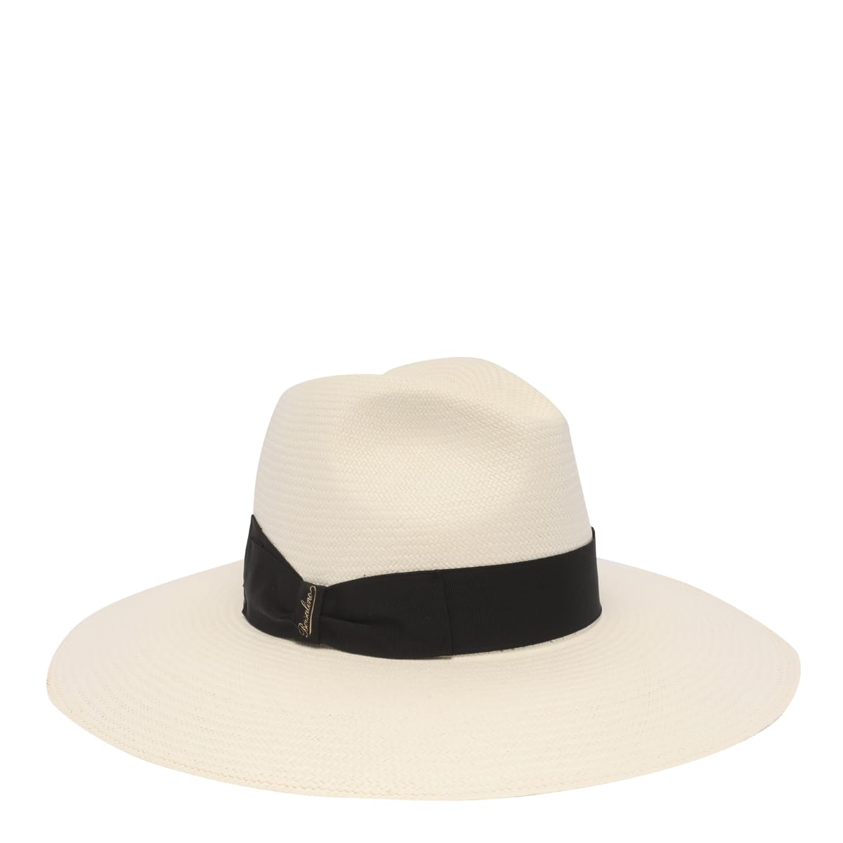 Shop Borsalino Sophie Panama Hat In Black