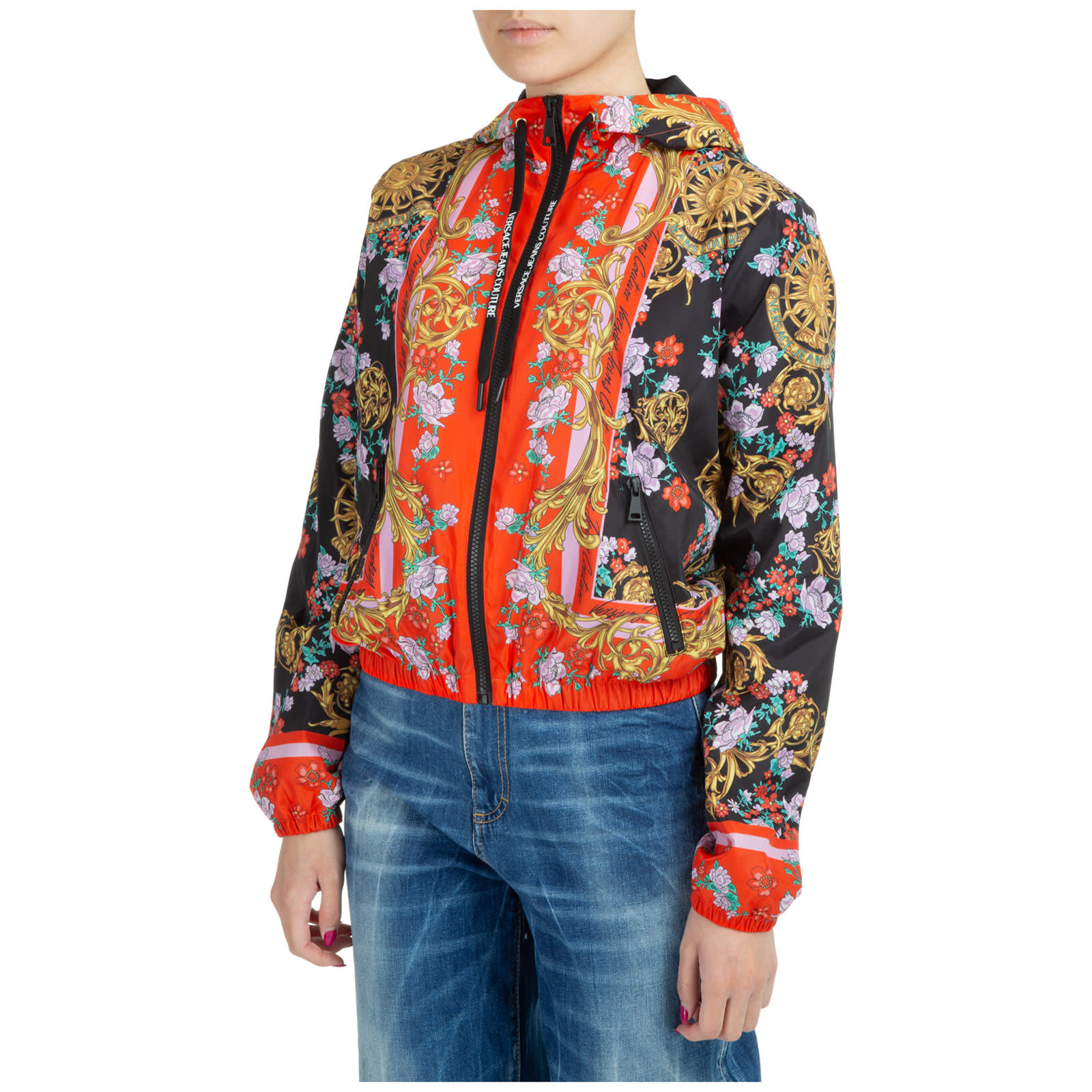Versace Jeans Couture Sun Flower Garland Jacket
