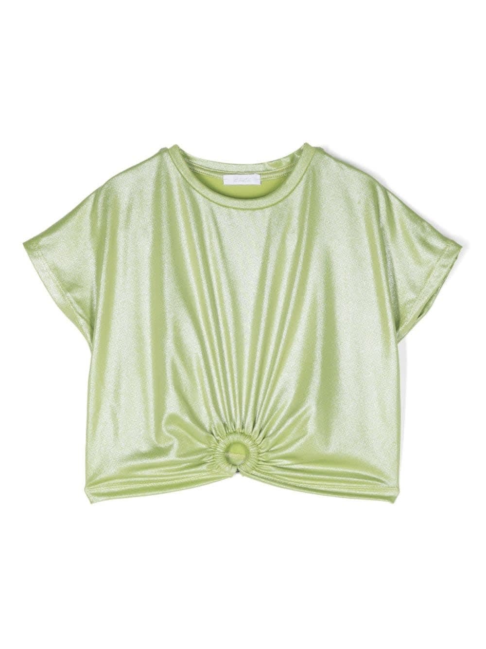 Shop Miss Grant T-shirt Con Arricciatura In Green