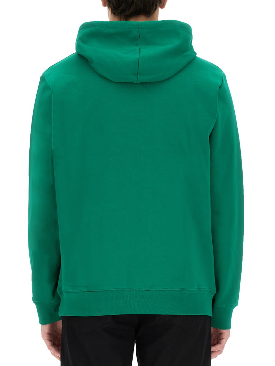 Shop Apc Marvin Sweatshirt In Green