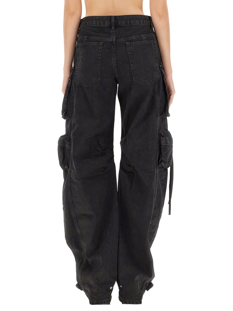 Shop Attico Fern Long Pants In Black