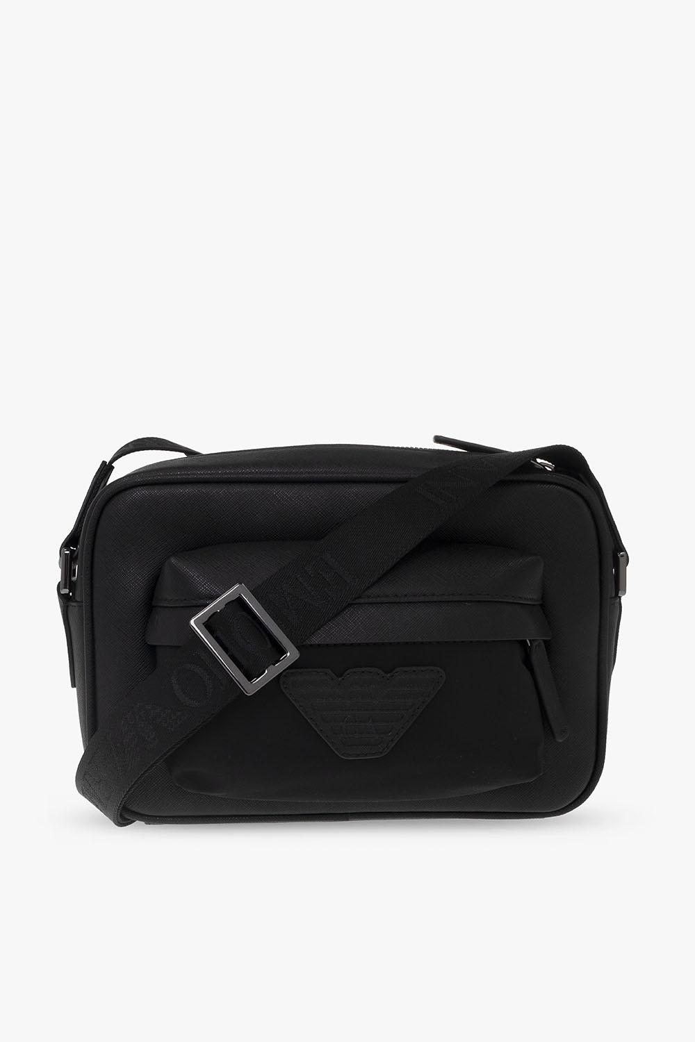 Emporio Armani Shoulder Bag From The Sustainable Collection In Nero