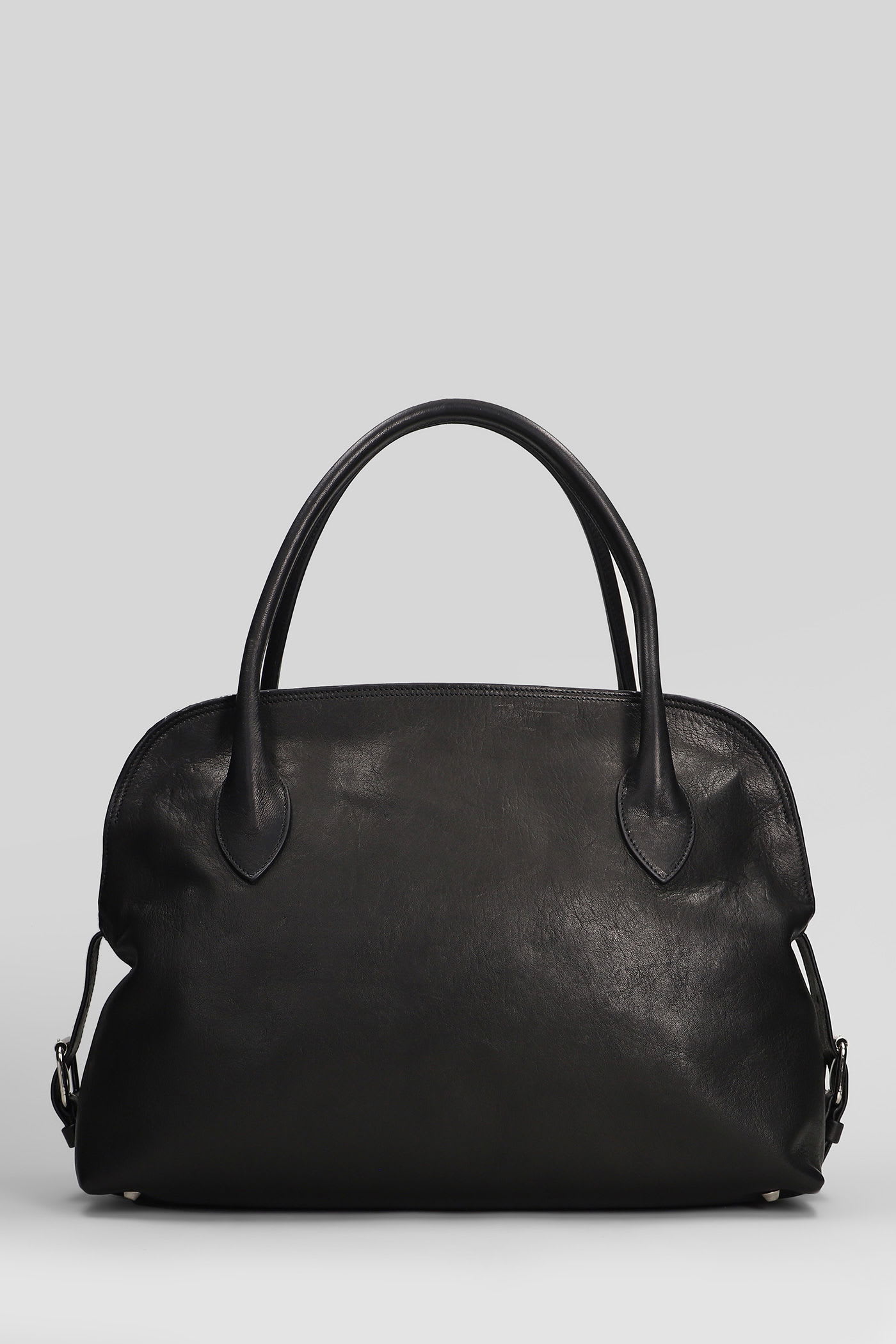 Ann Demeulemeester Josse Tote In Black Leather In Black