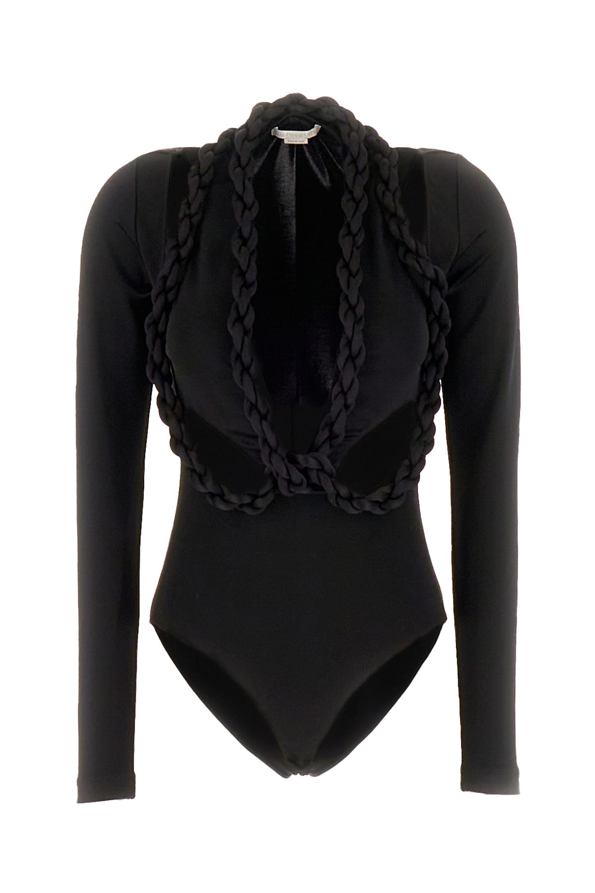 Stella McCartney Black Stretch Viscose Bodysuit