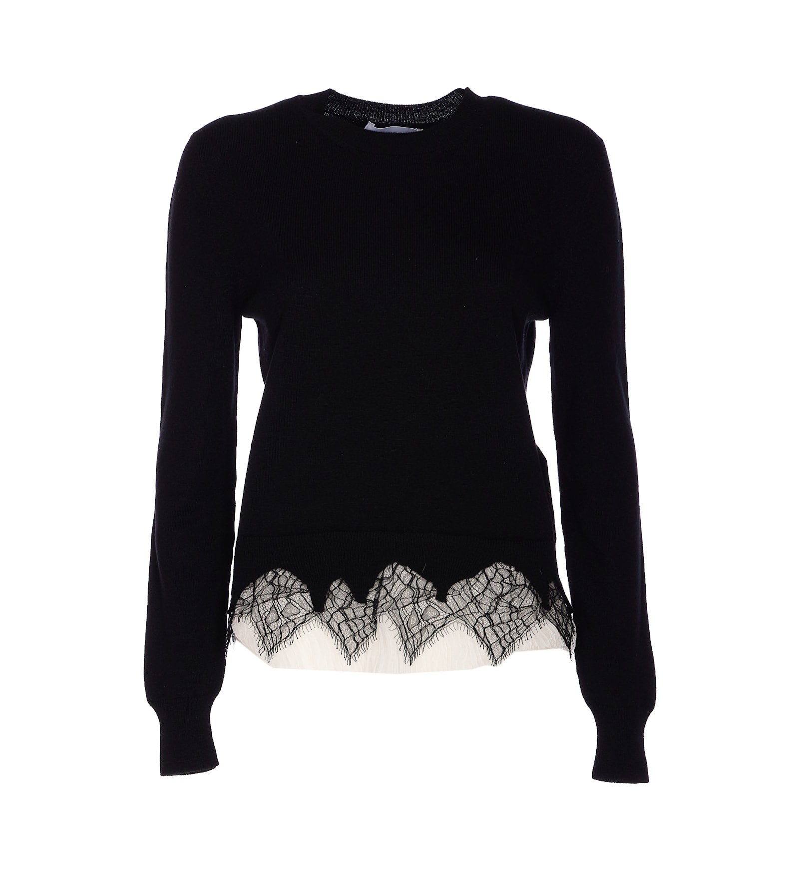 Alexander Mcqueen Cobweb Lace Sweater