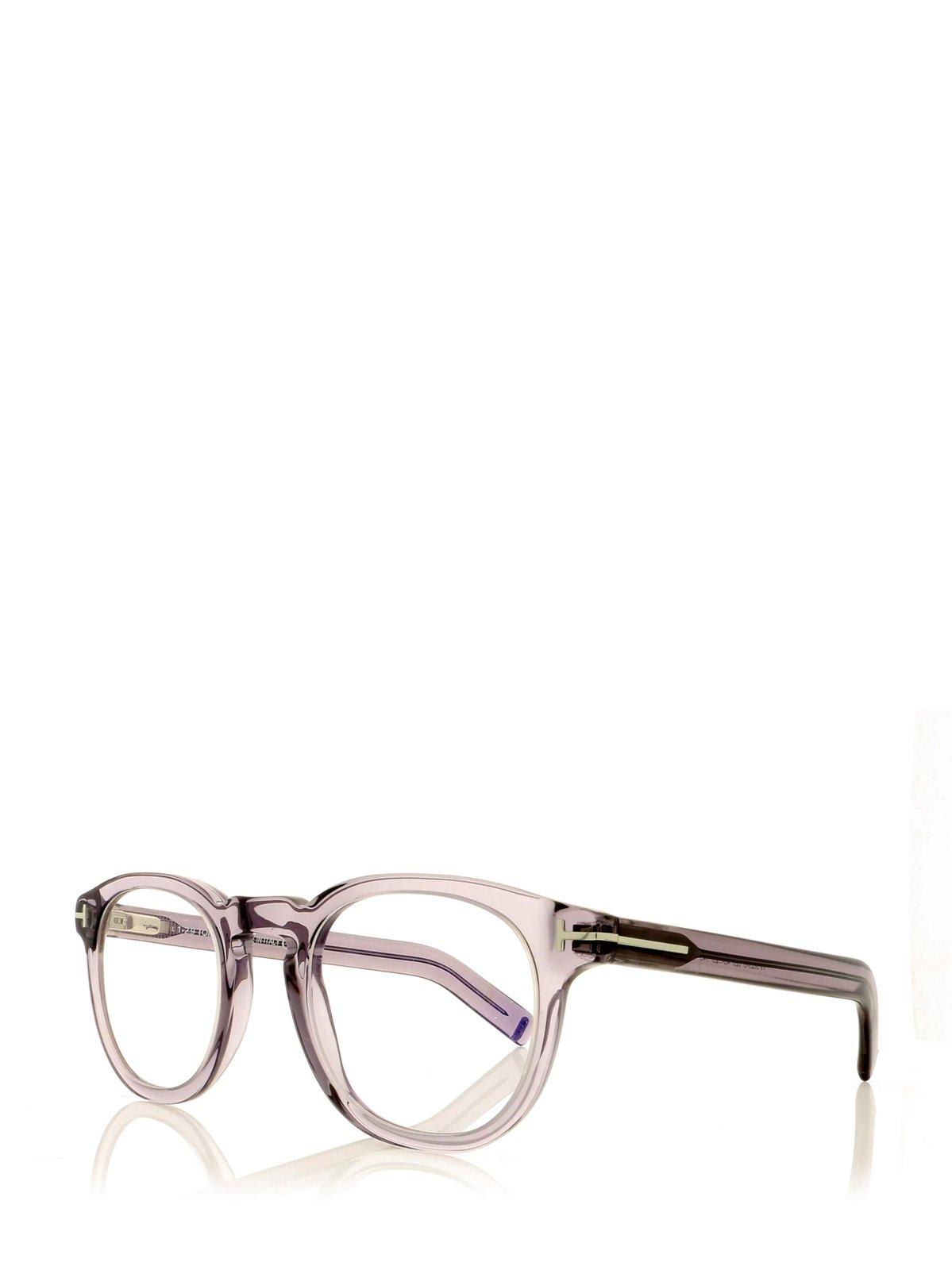 Shop Tom Ford Round Frame Glasses In 020