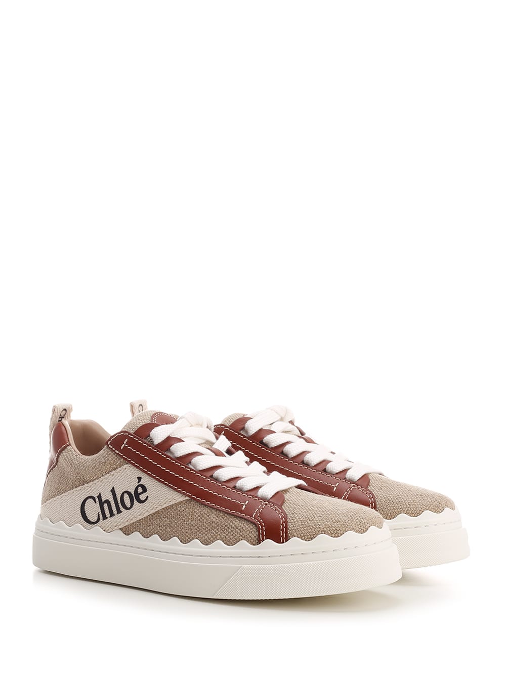 Shop Chloé Lauren Sneaker In Brown
