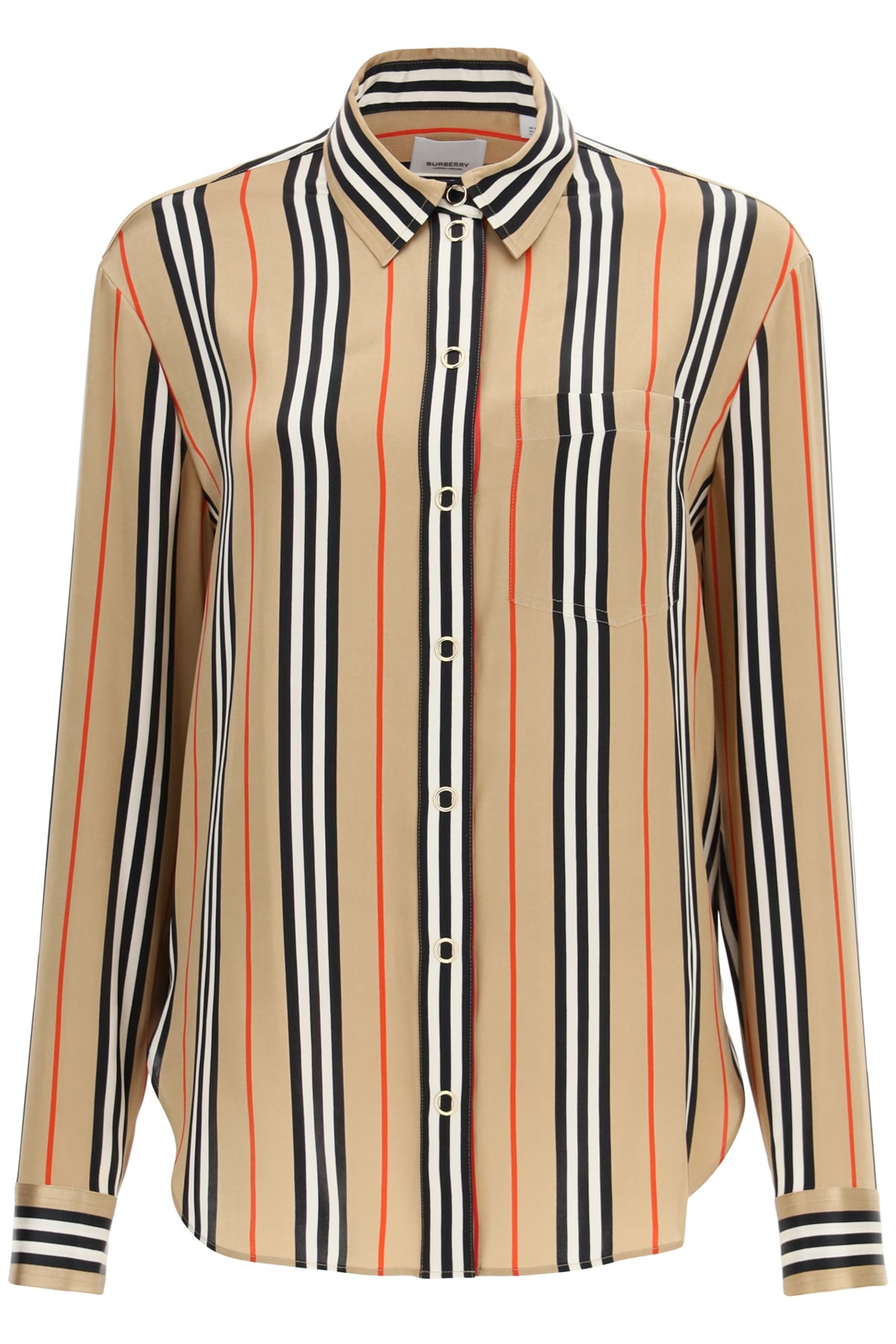 Burberry Striped Silk Shirt