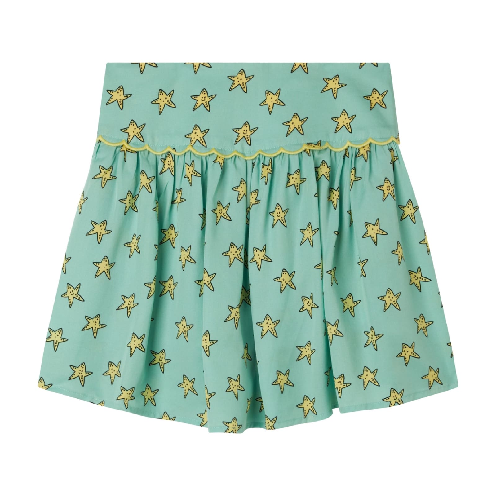 Stella Mccartney Kids' Printed Skirt In Green