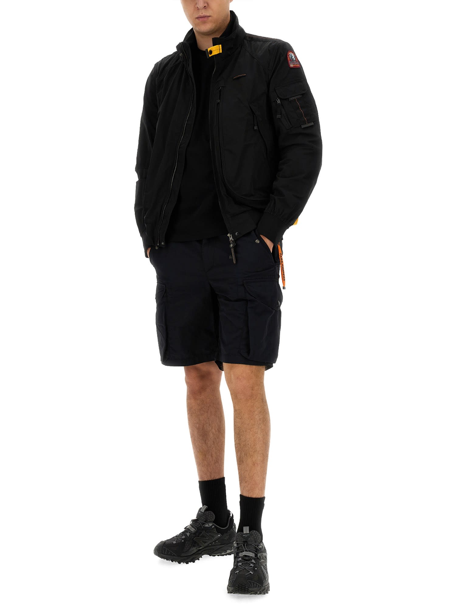 Shop Parajumpers Nylon Jacket In Black