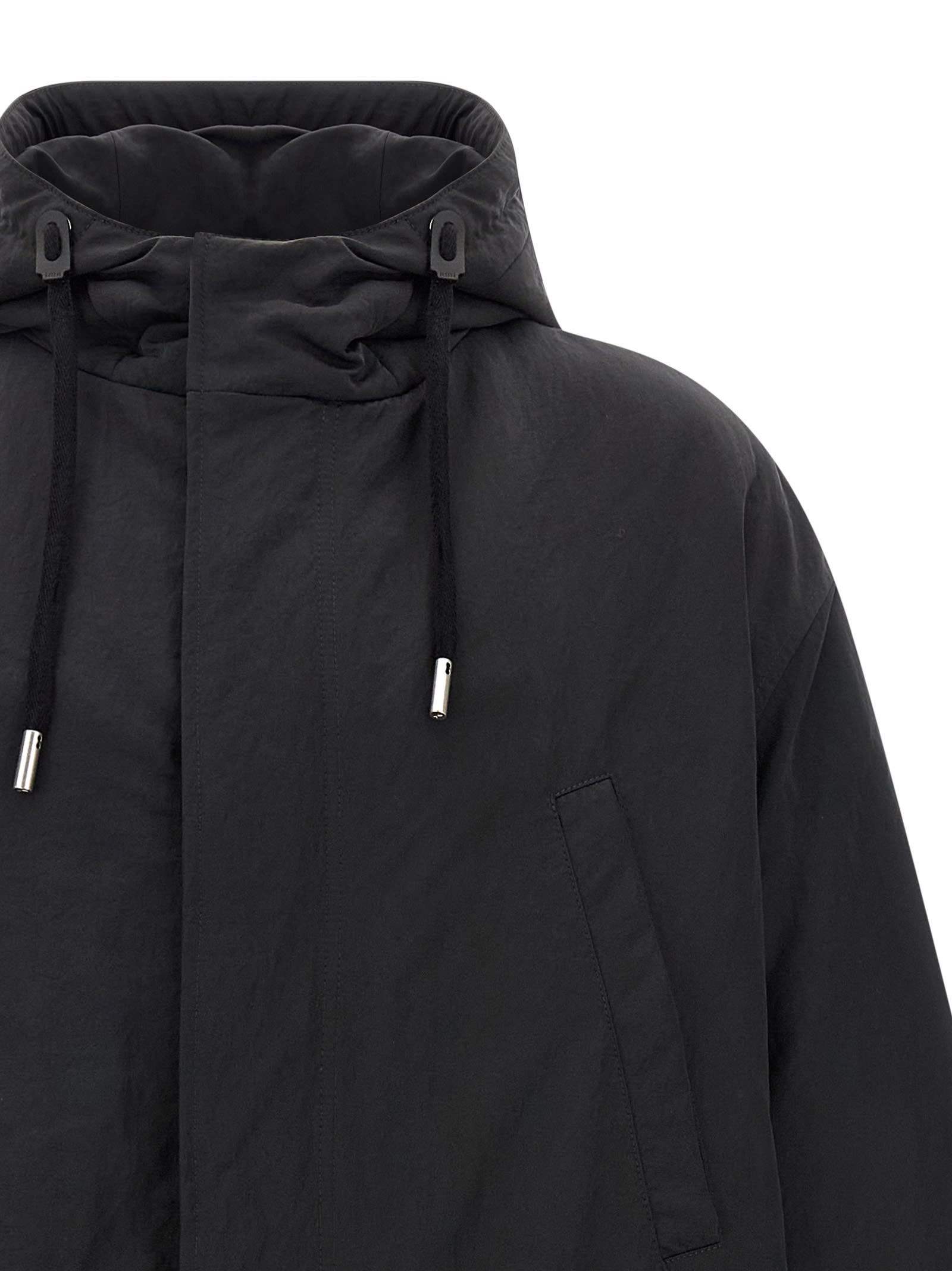 Ami Alexandre Mattiussi Long Parka In Black