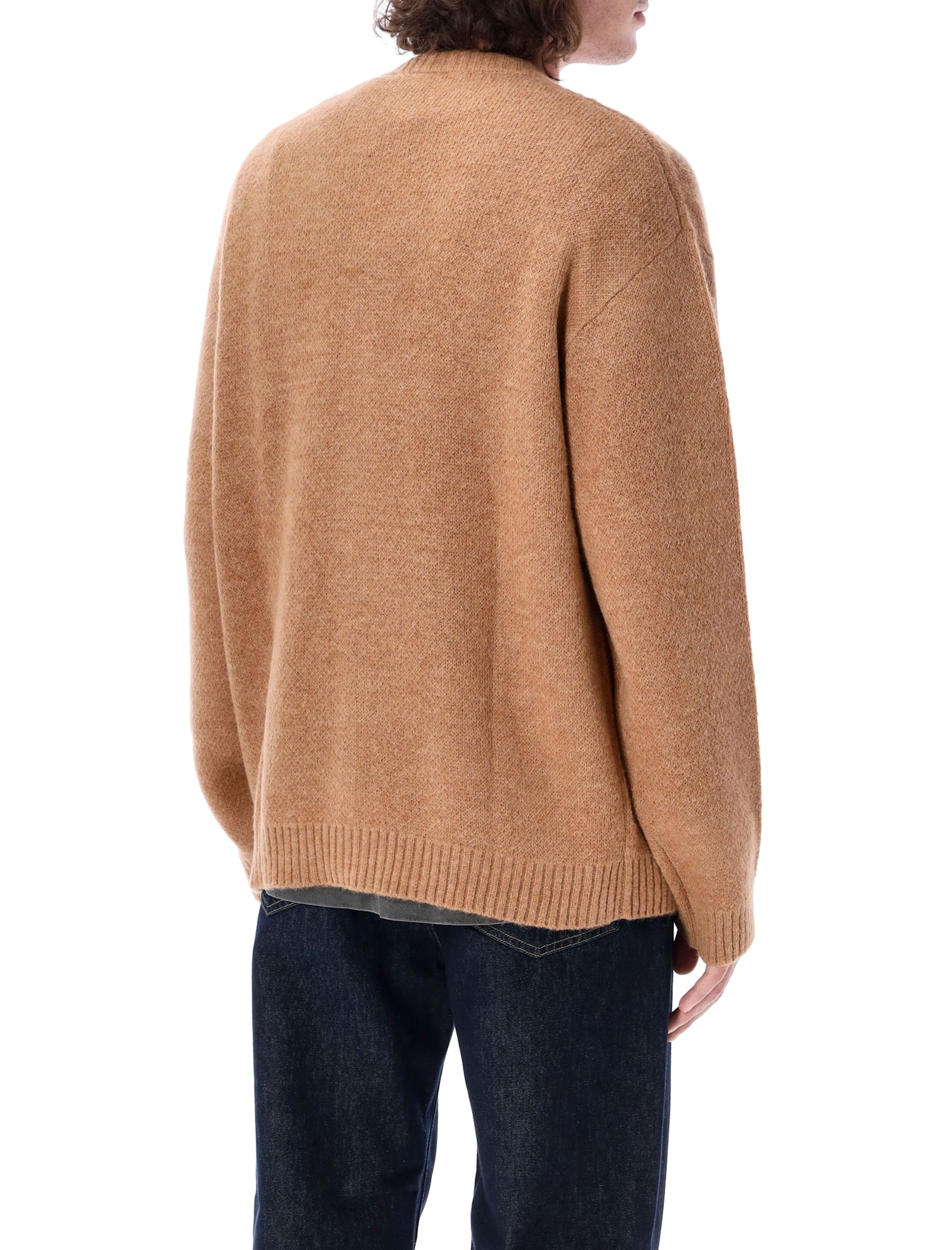 Shop Carhartt Merton Cardigan In Peanuts