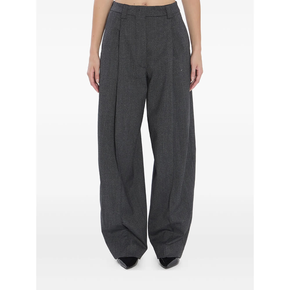 The Latest Pleated Front Trousers In Gray