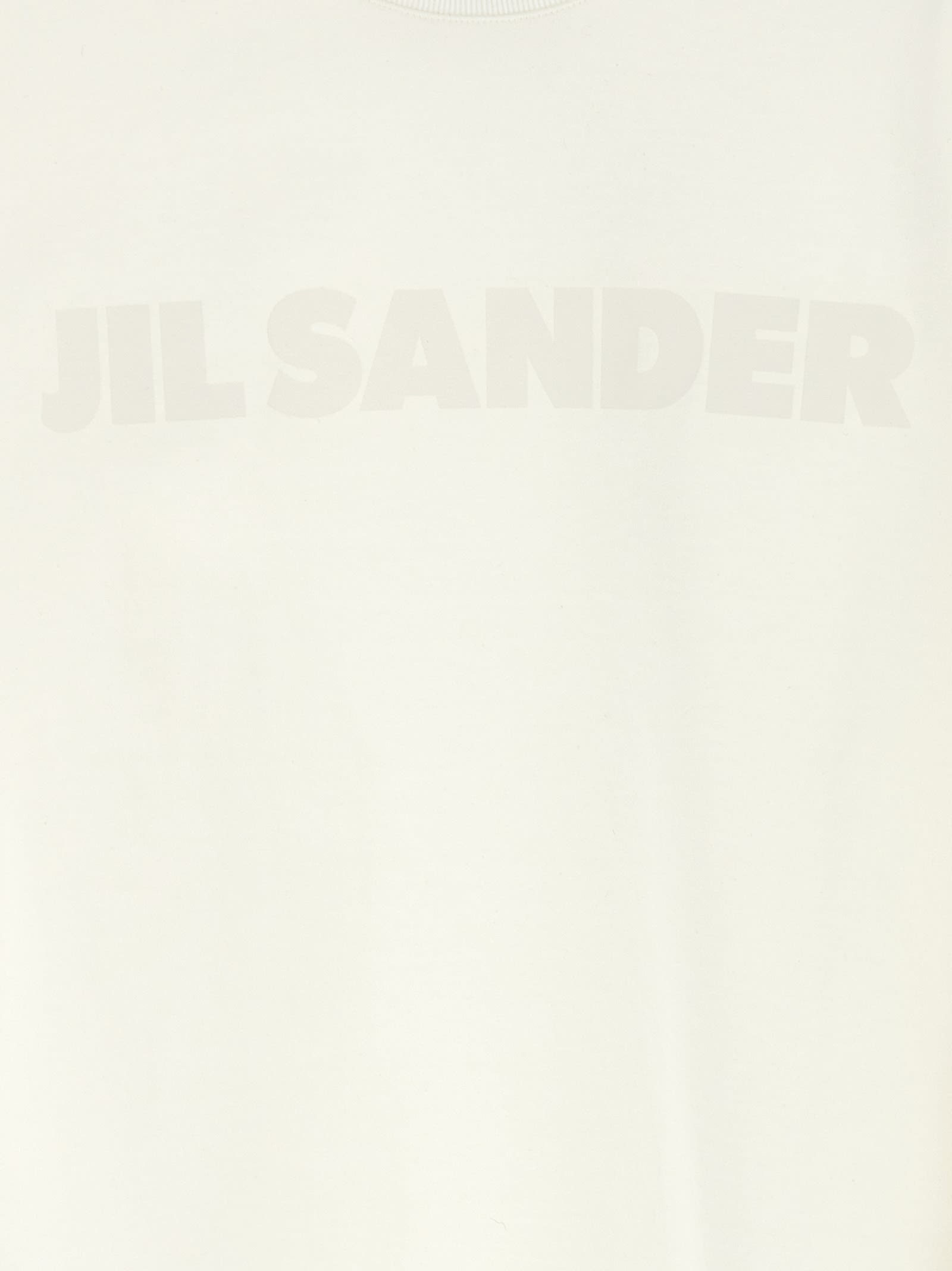 Shop Jil Sander Logo Print T-shirt In White