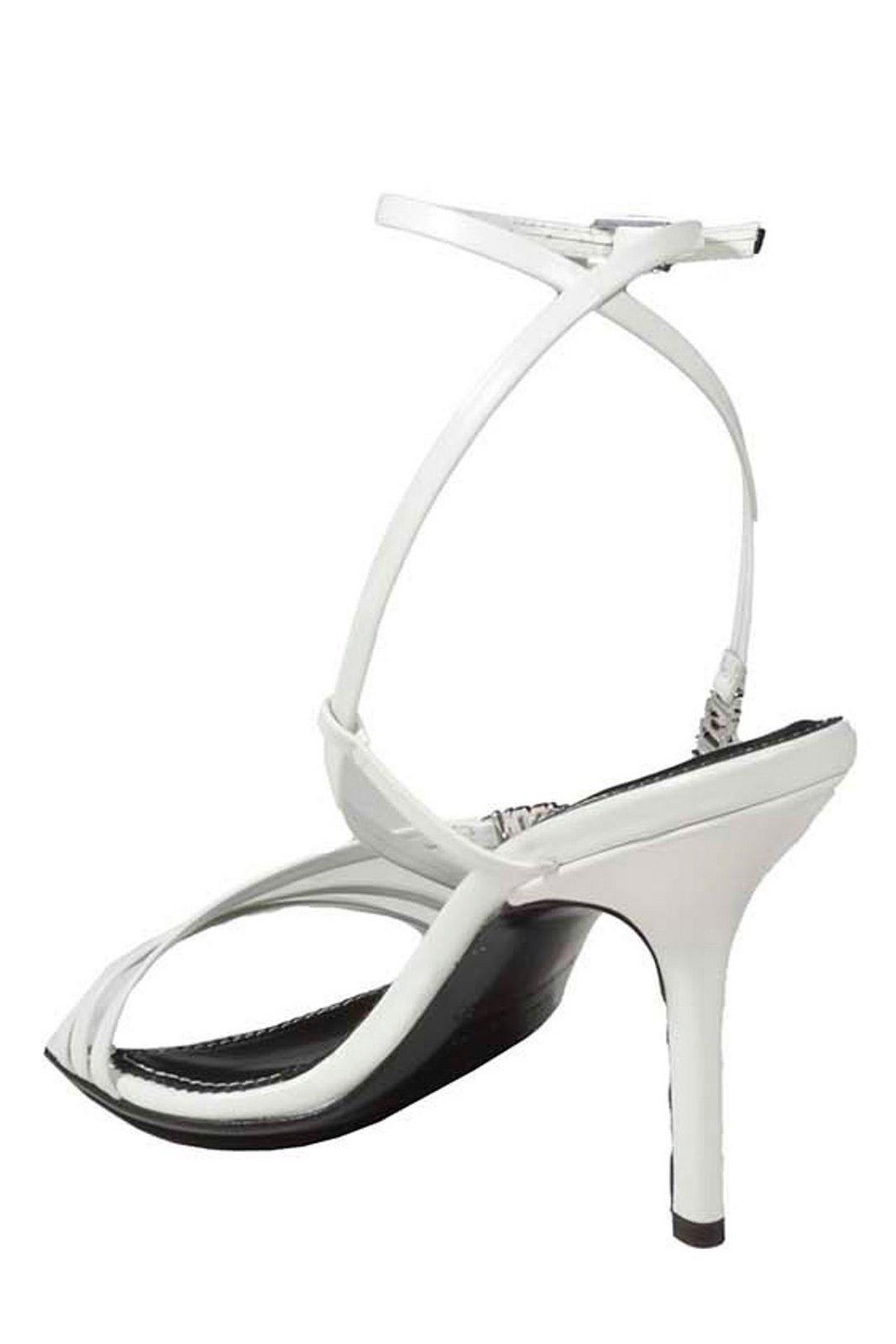 Shop Dsquared2 Icon Evening Sandals In Bianco