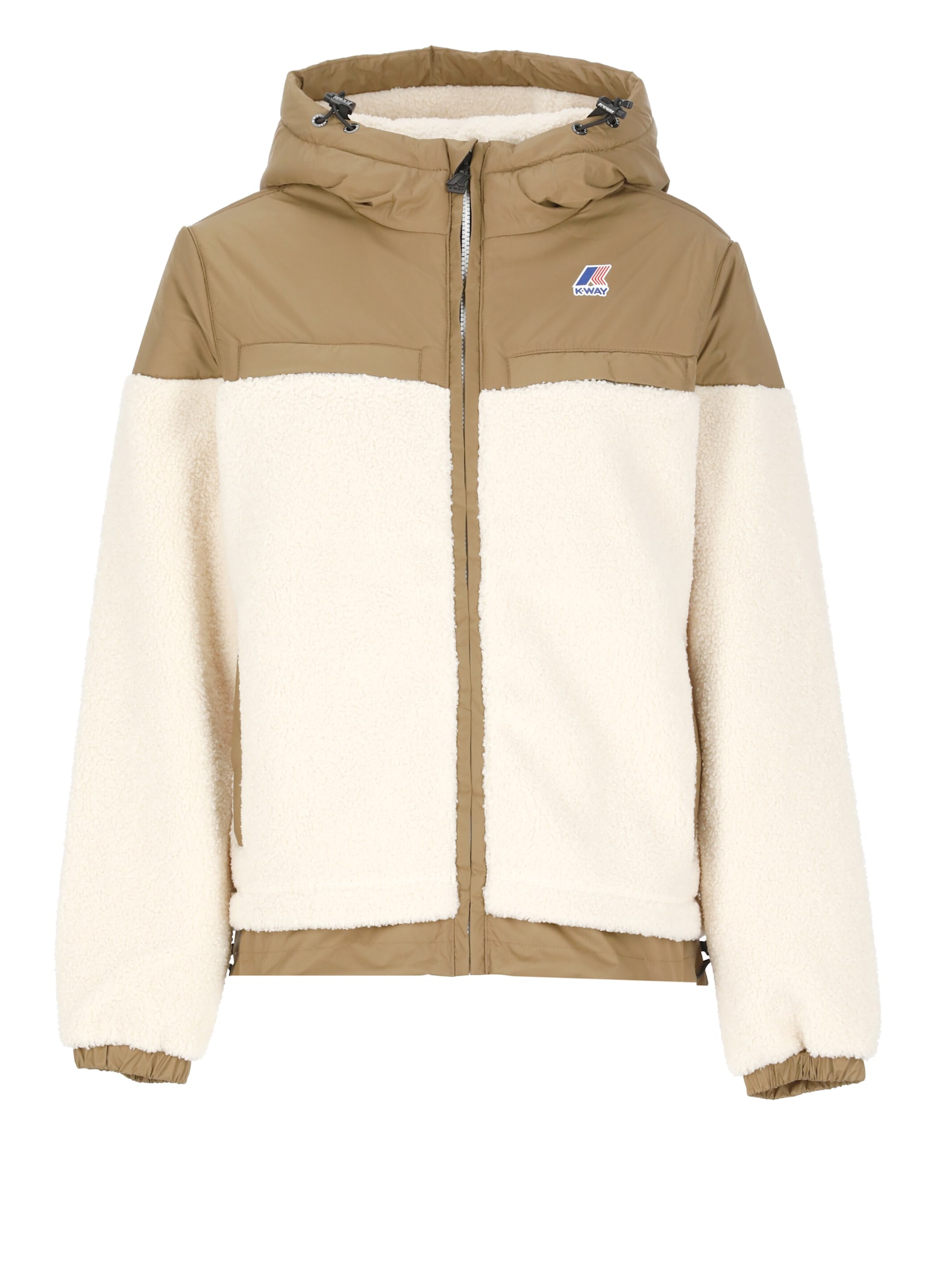 Shop K-way Neige Jacket In Beige