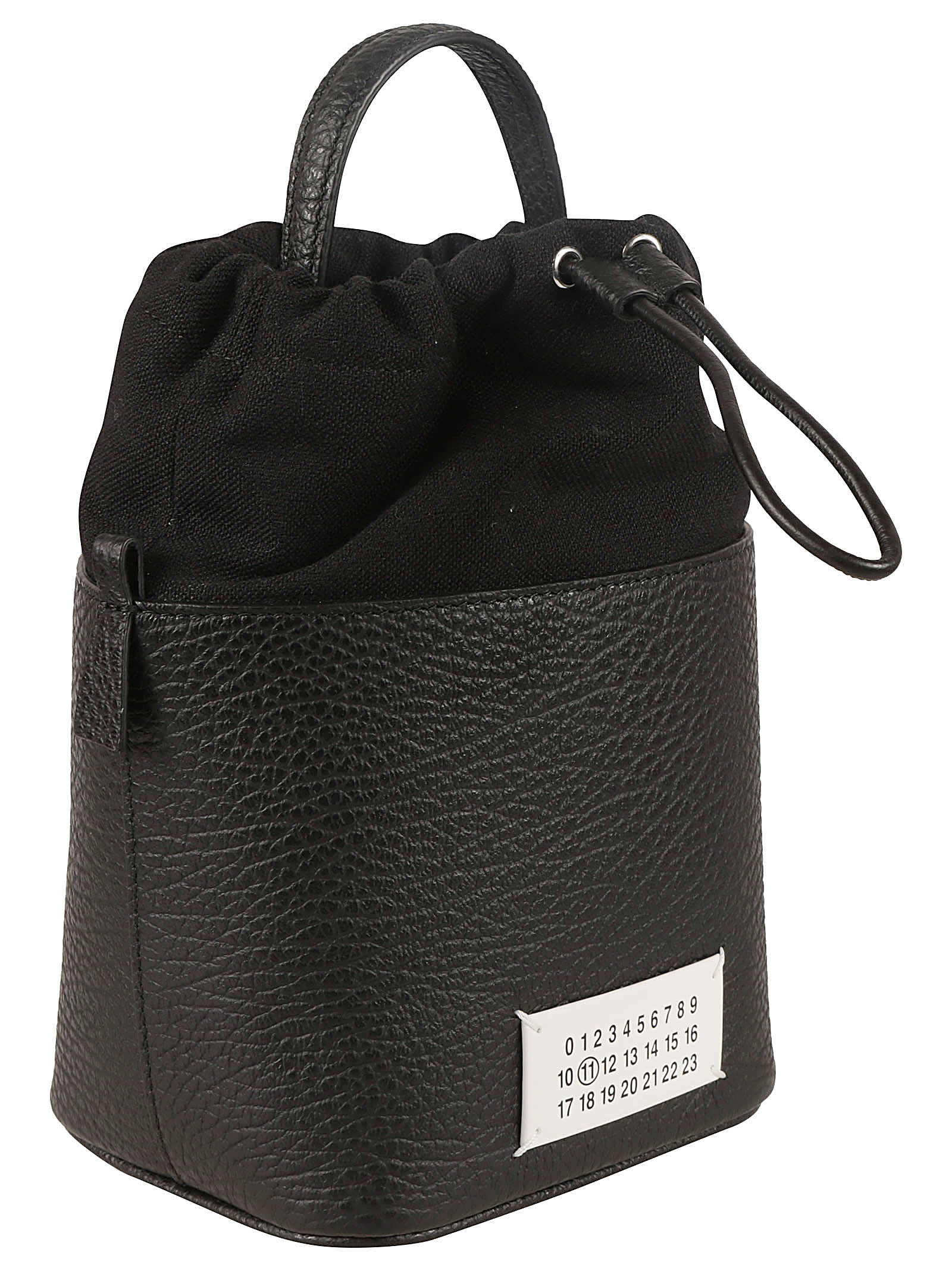 Shop Maison Margiela Small 5ac Bucket Bag In Black