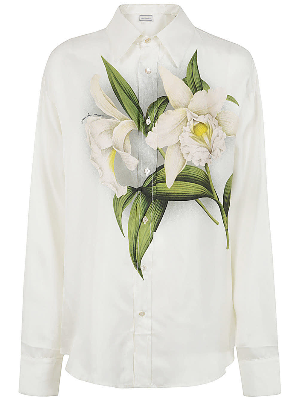 Shop Pierre-louis Mascia Printed Silk Twill Shirt In Multi