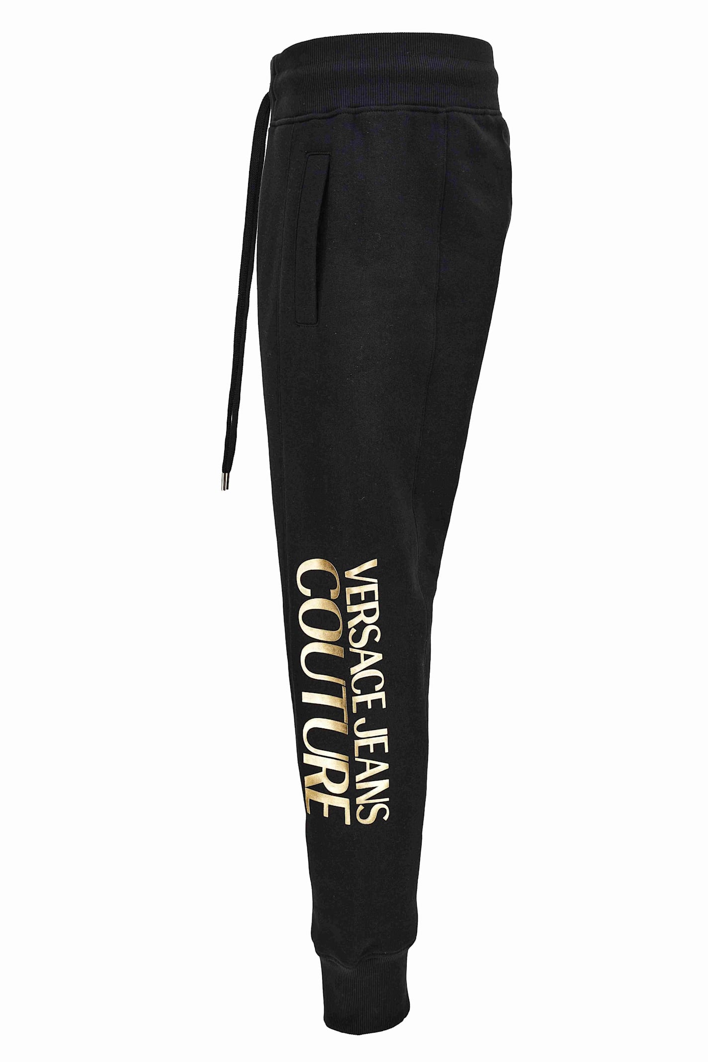 Shop Versace Jeans Couture Pants In Black