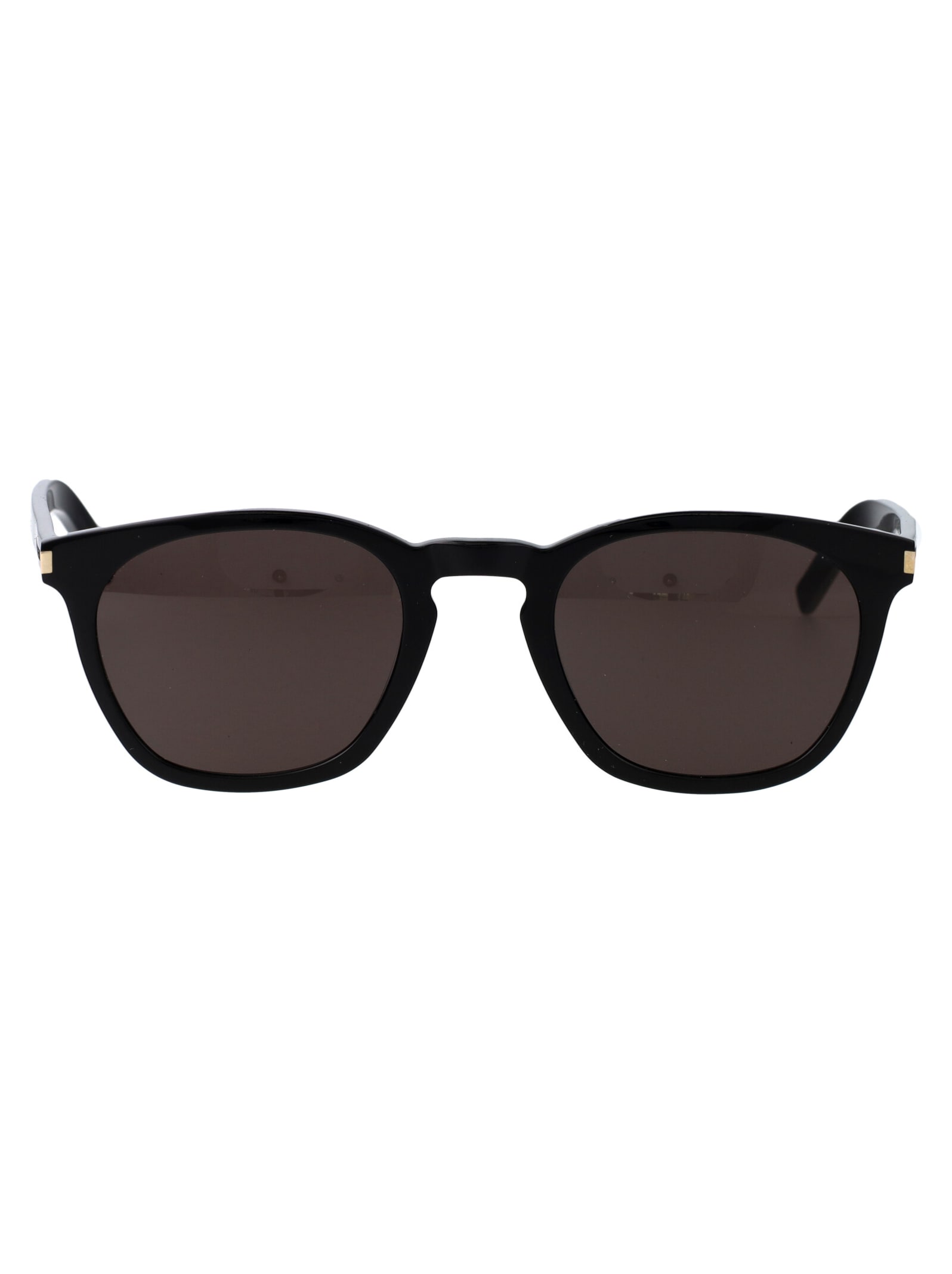 Saint Laurent Sl 28 Slim Sunglasses In Black