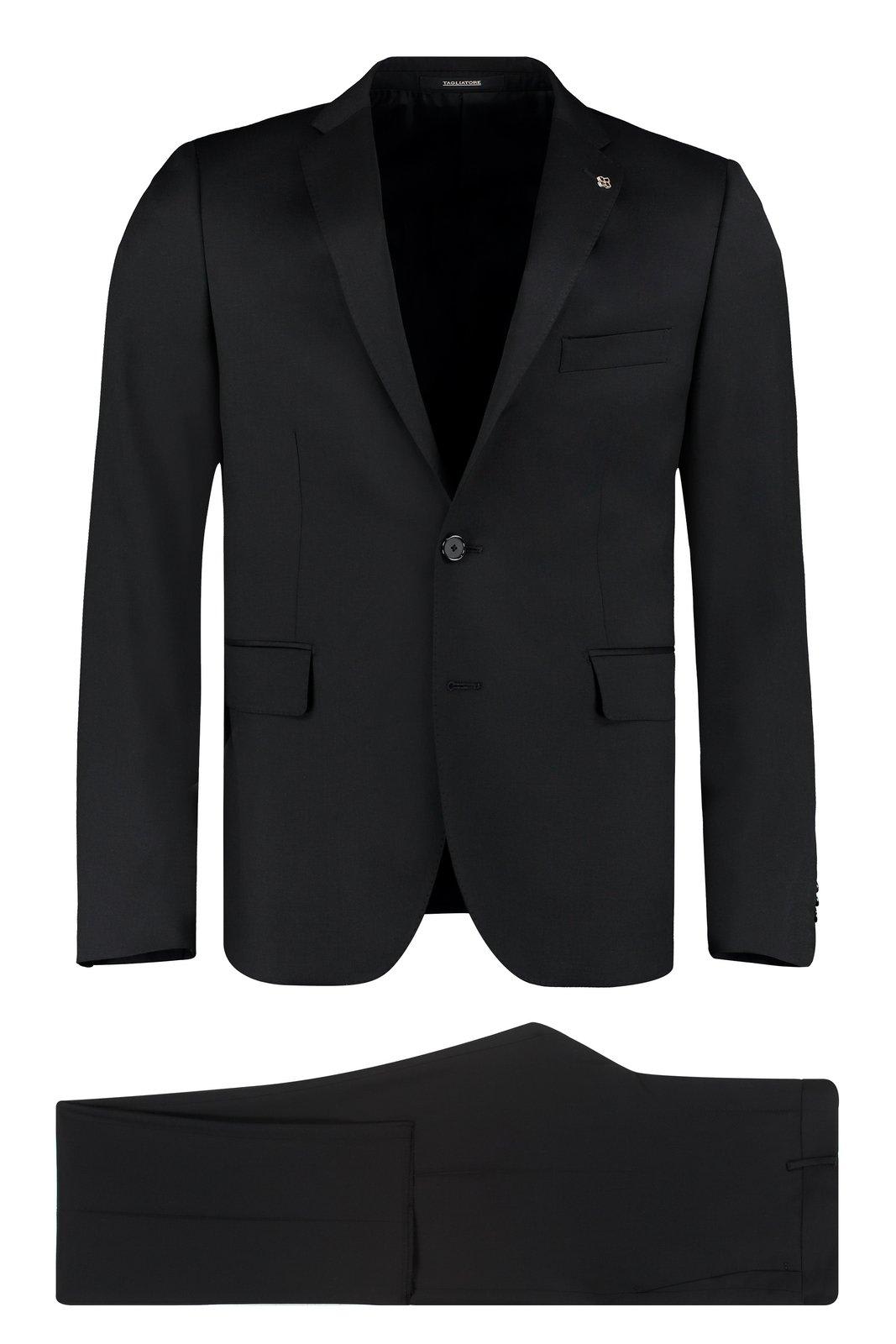 Tagliatore Tailored Suit In Black