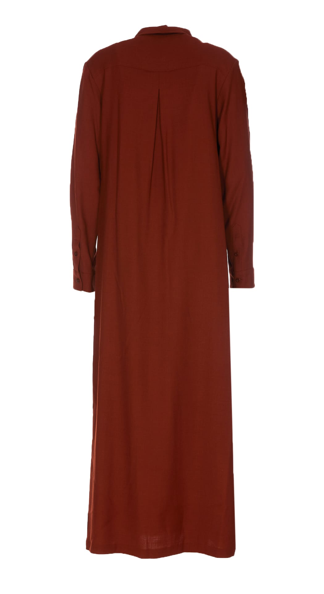 Shop Apc Robe Gwyneth Dress In Clay Color