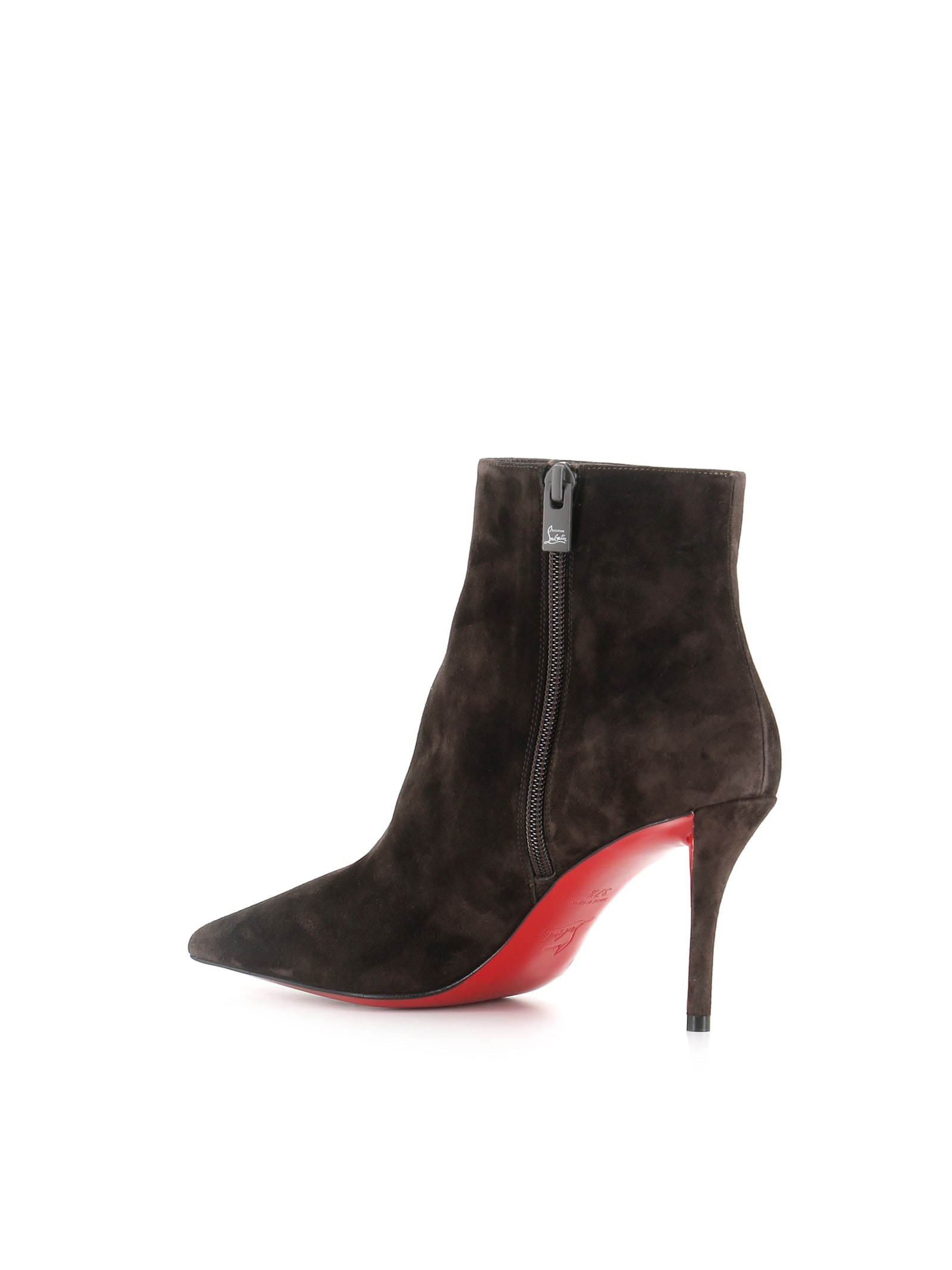 Christian Louboutin Ankle Boot Miss Z Booty 80 In Brown