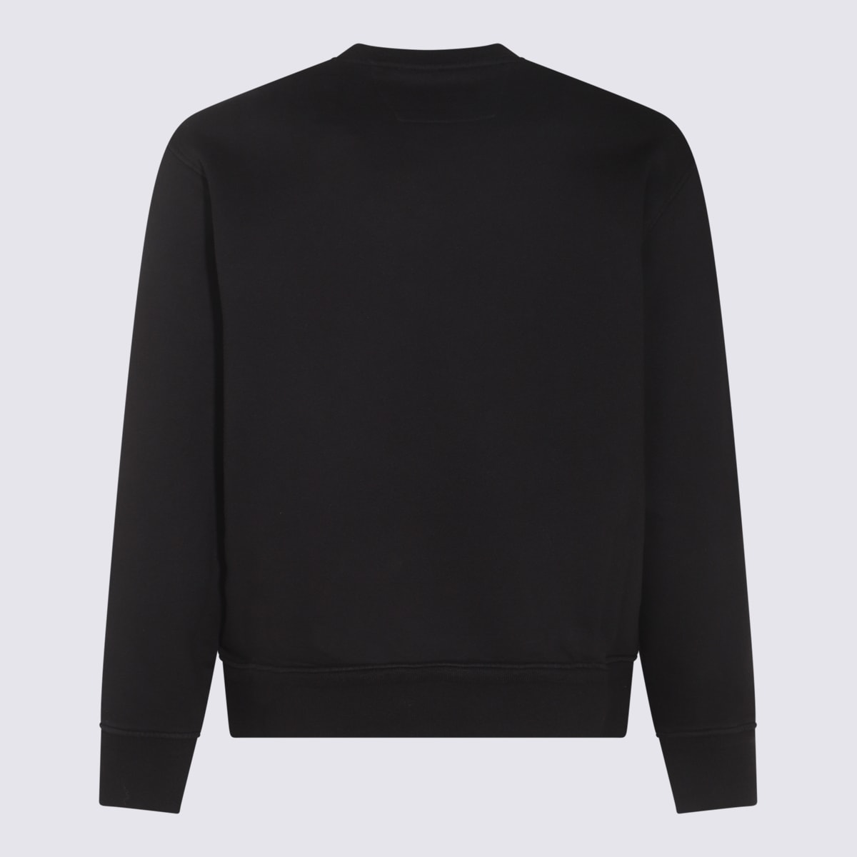 C.p. Company Dark Blue Cotton Sweatshirt In Black