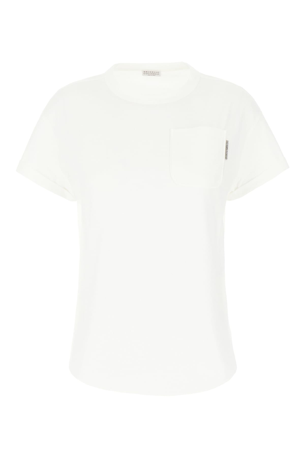 Brunello Cucinelli White Cotton T-shirt