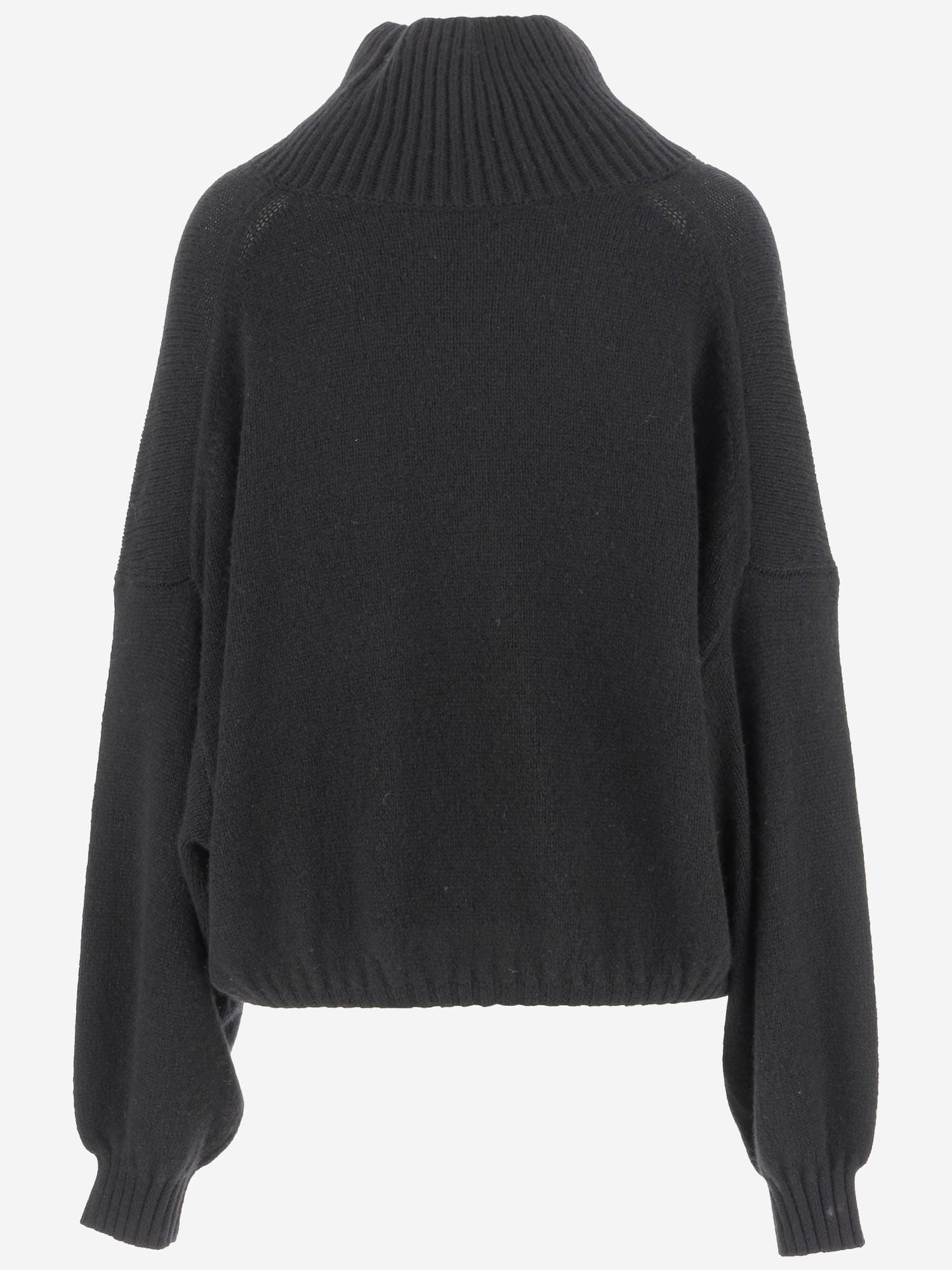 Shop Khaite Morris Stretch Cashmere Sweater In Black