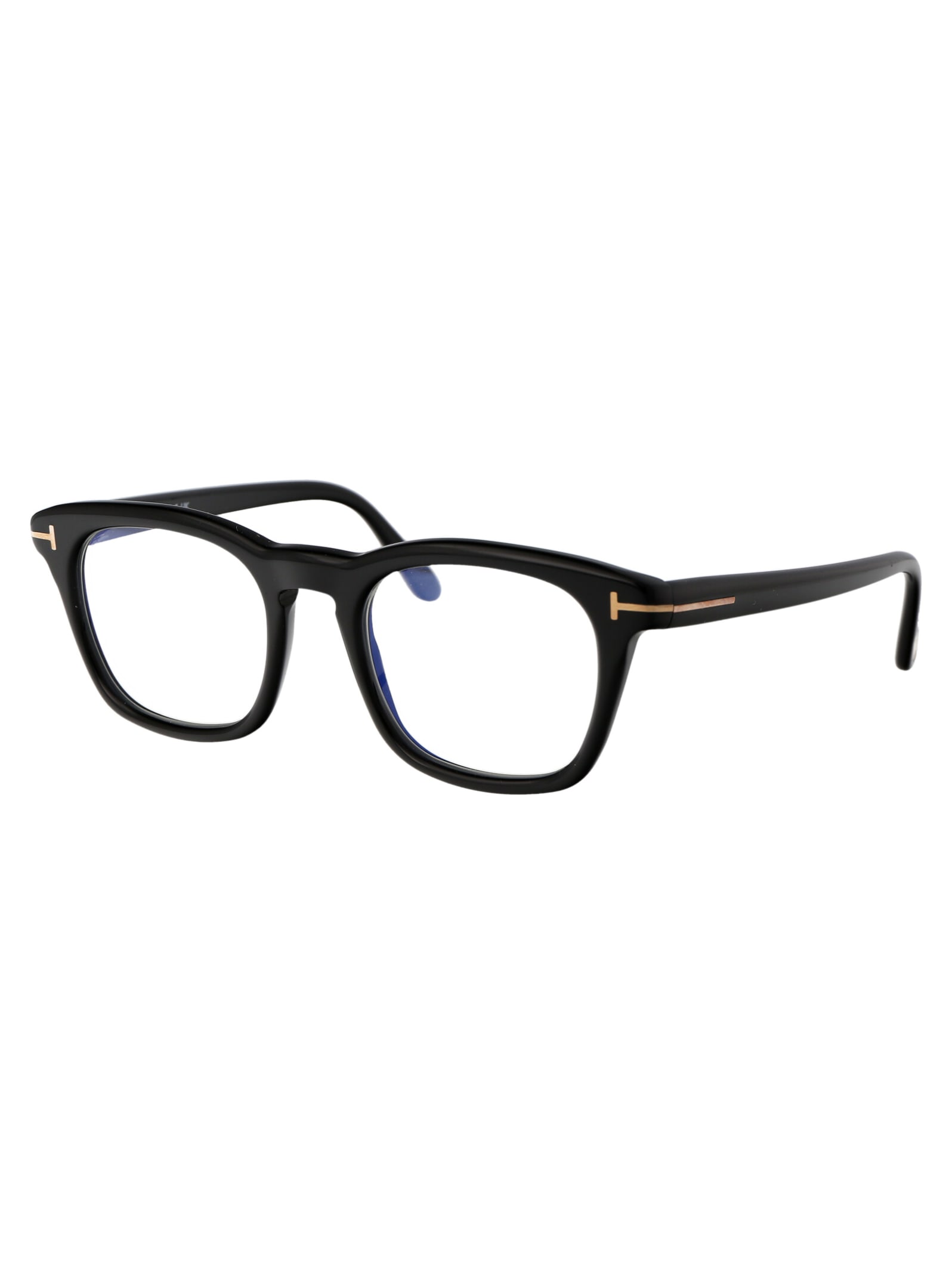 Shop Tom Ford Ft5870-b Glasses In 001 Nero Lucido