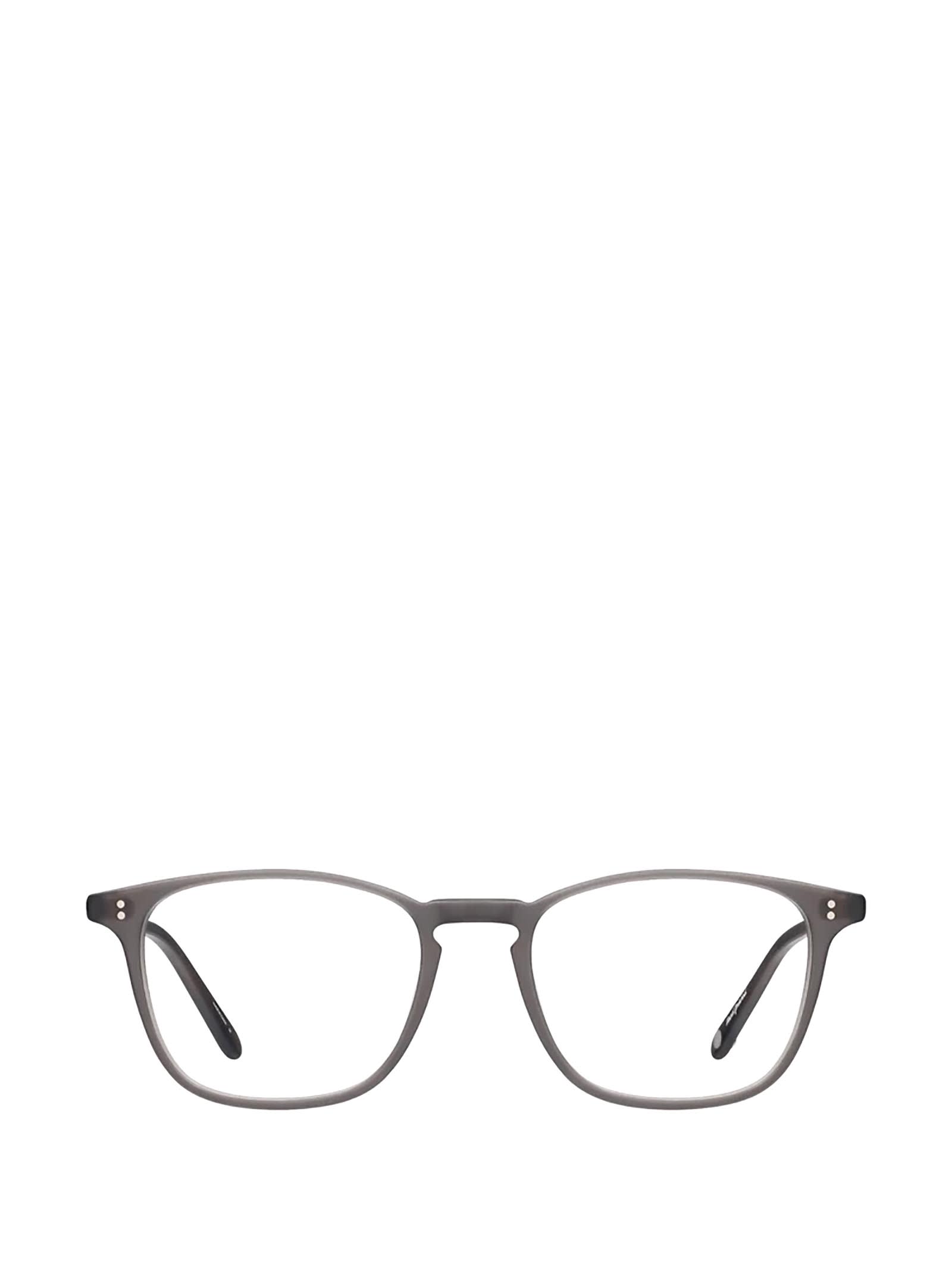 Shop Garrett Leight Boon Matte Grey Crystal Glasses