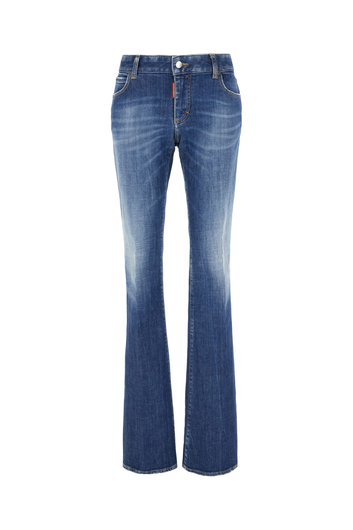 Dsquared2 Stretch Denim Blend Jeans In Navy Blue