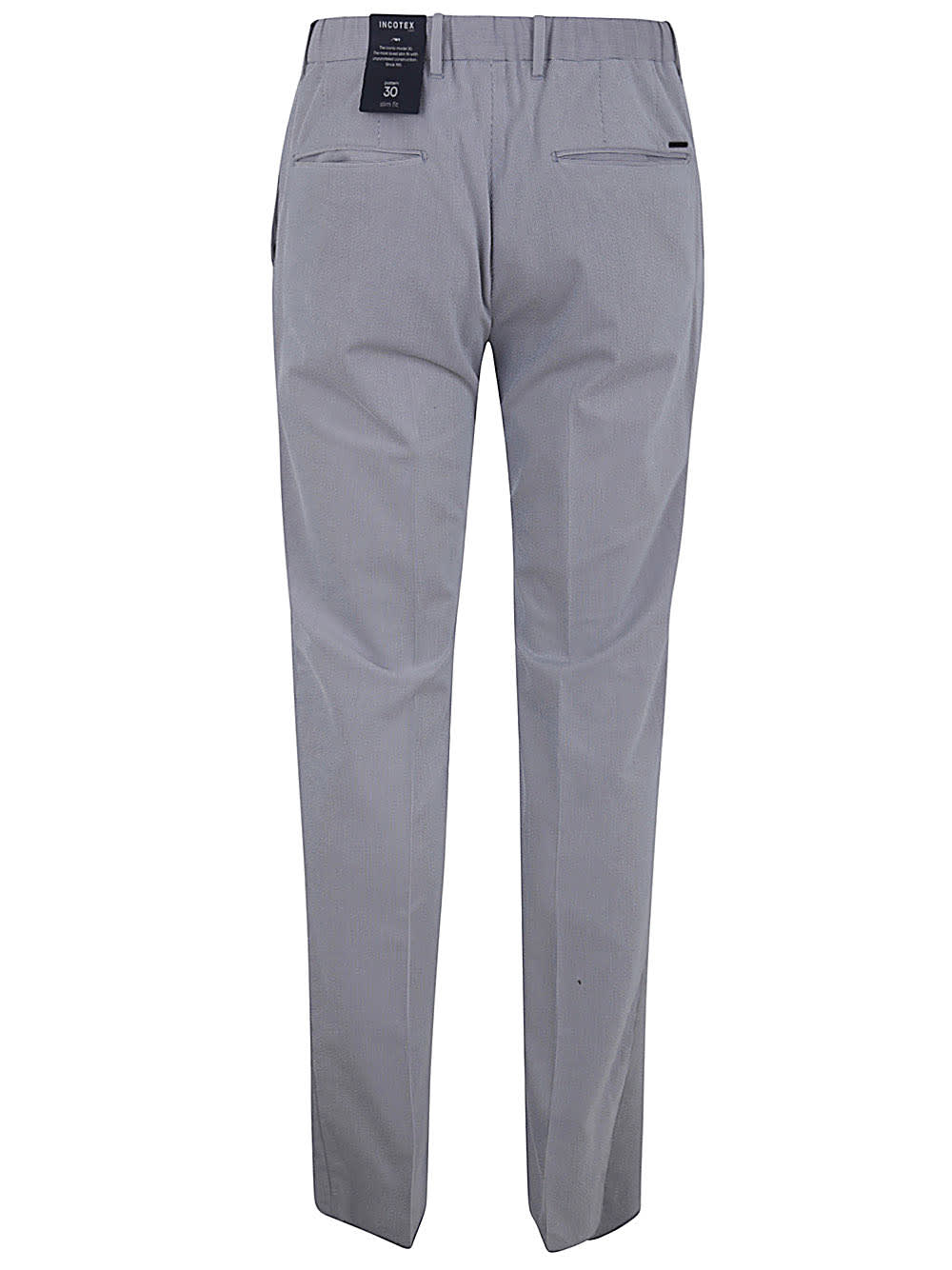 Shop Incotex Model Ts84 Slim Fit Trousers In Dark Blue