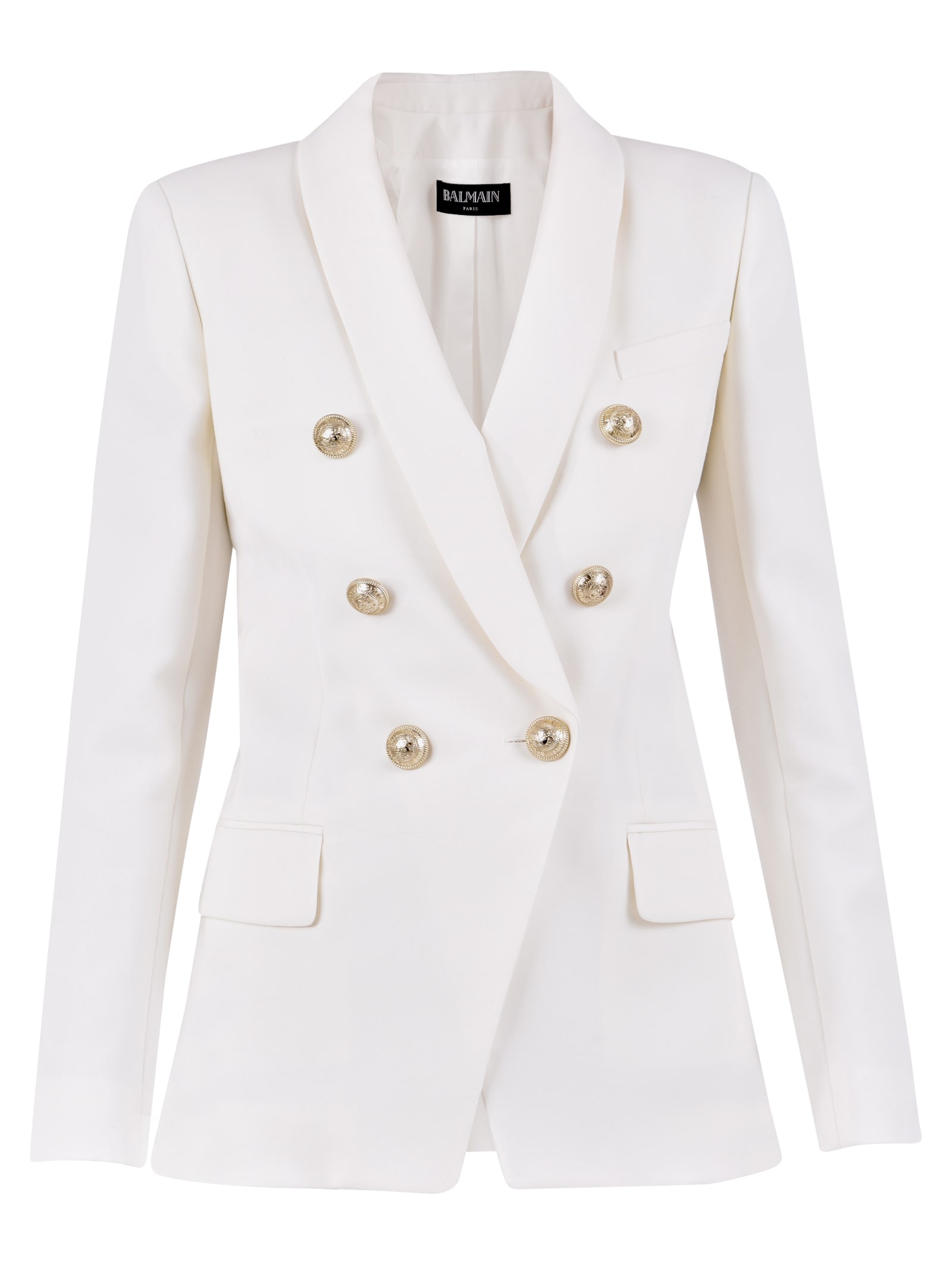 balmain white jacket