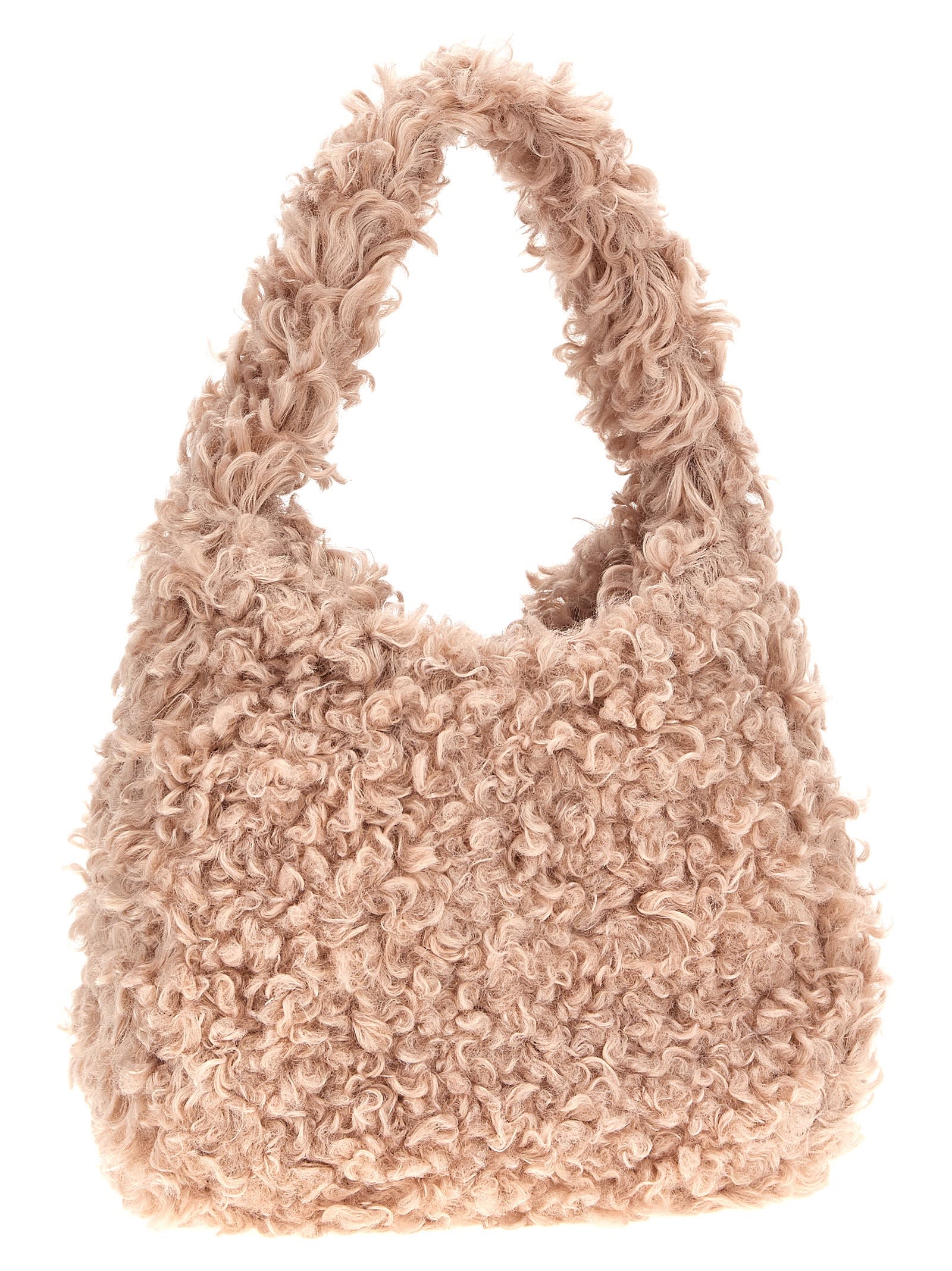 Shop Stella Mccartney Tote Hobo Small Shoulder Bag In Pink