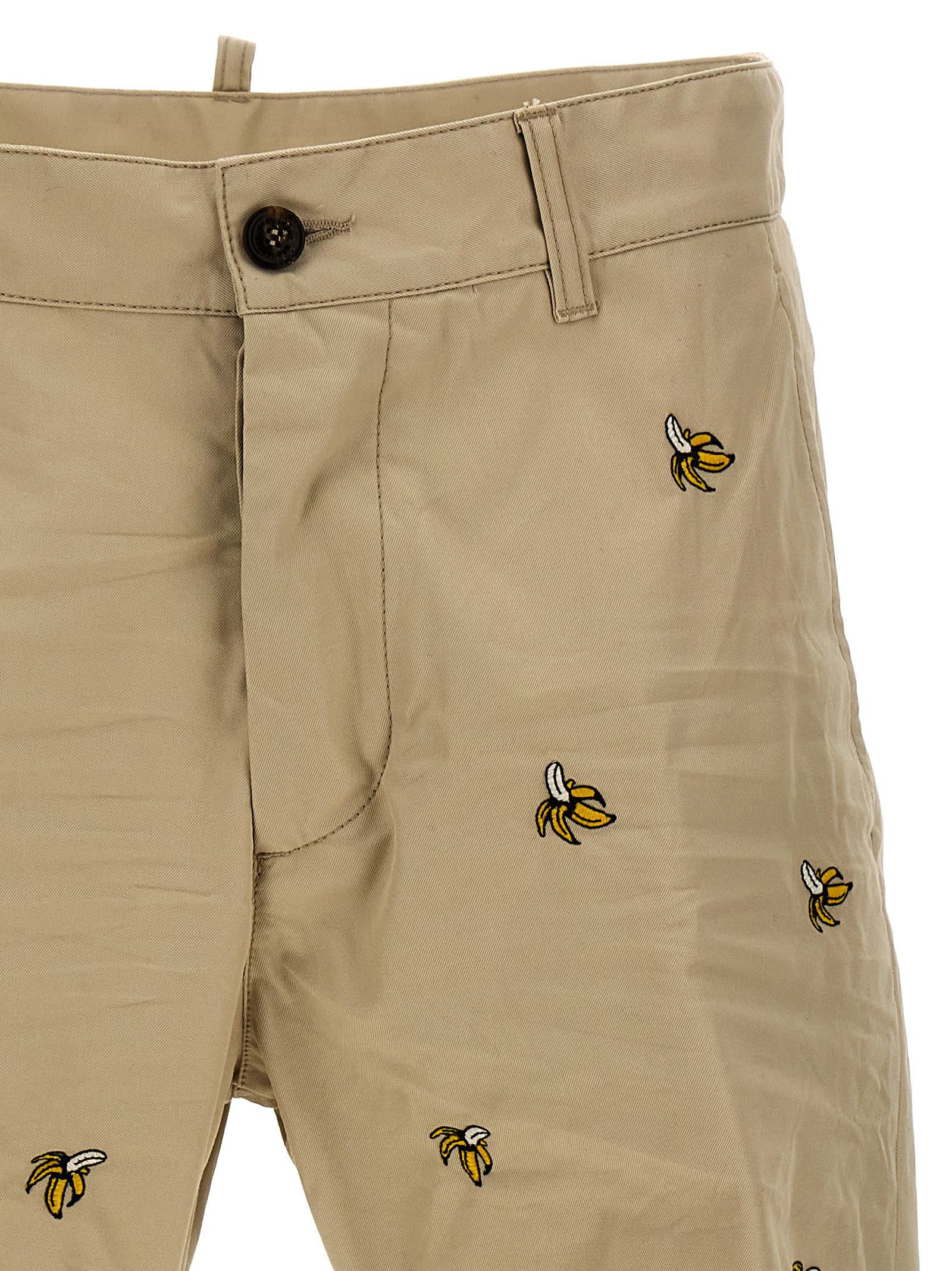 Shop Dsquared2 Sexy Chino Trousers In Beige