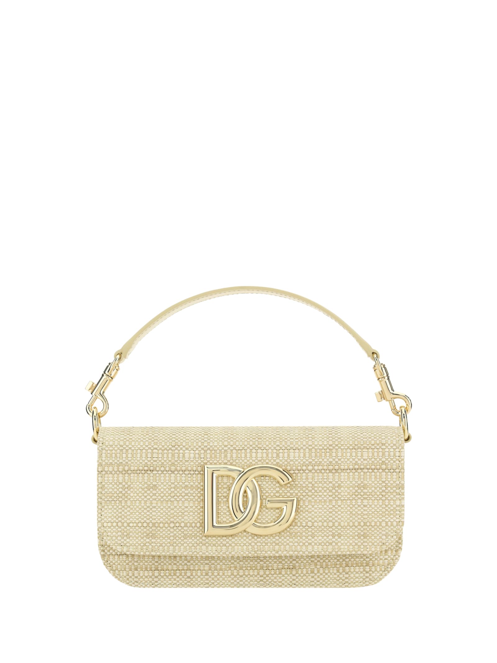 Shop Dolce & Gabbana Shoulder Bag In Neutrals