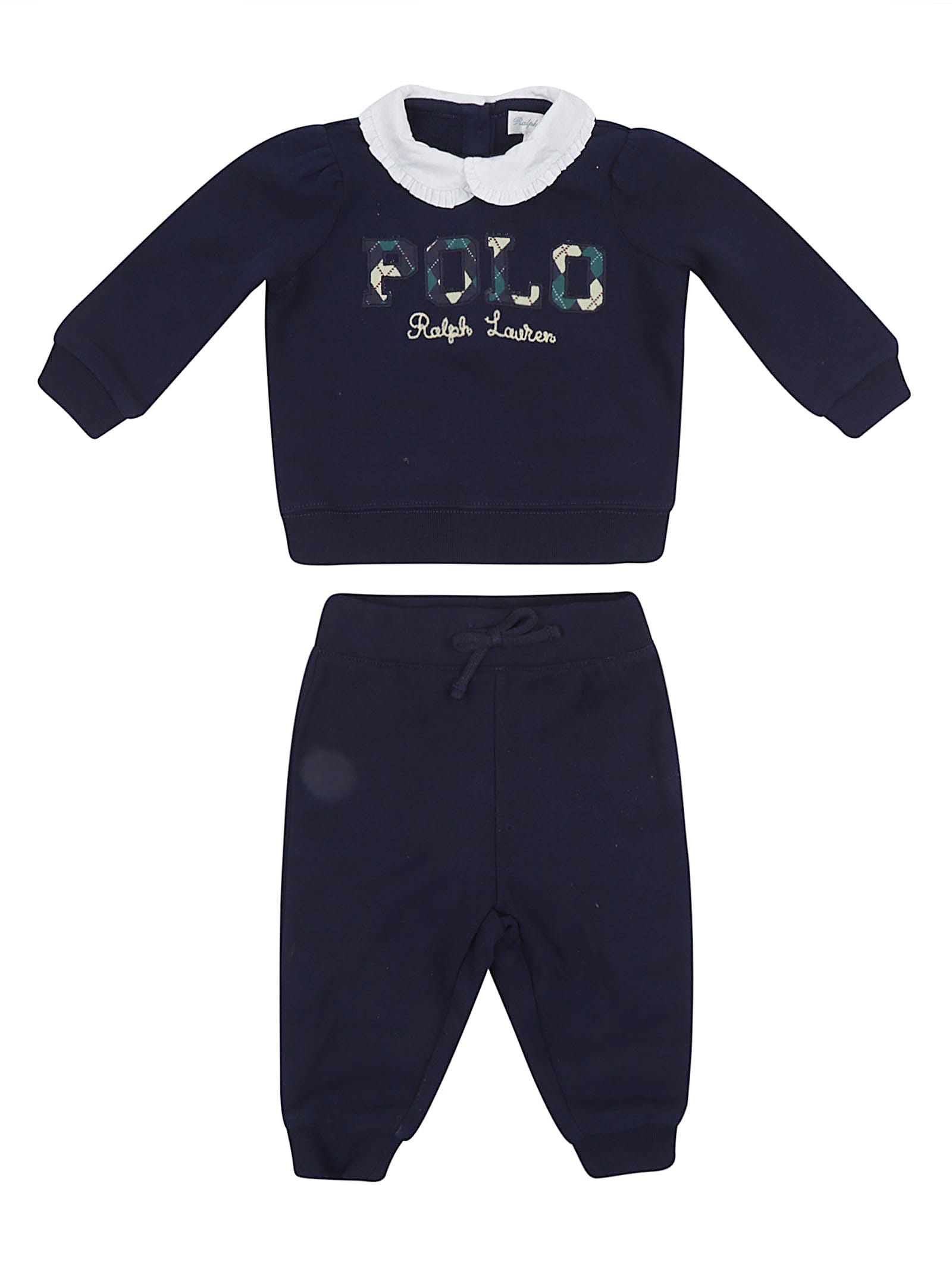 Ralph Lauren Knit-pant Set-outfit Set In Blue
