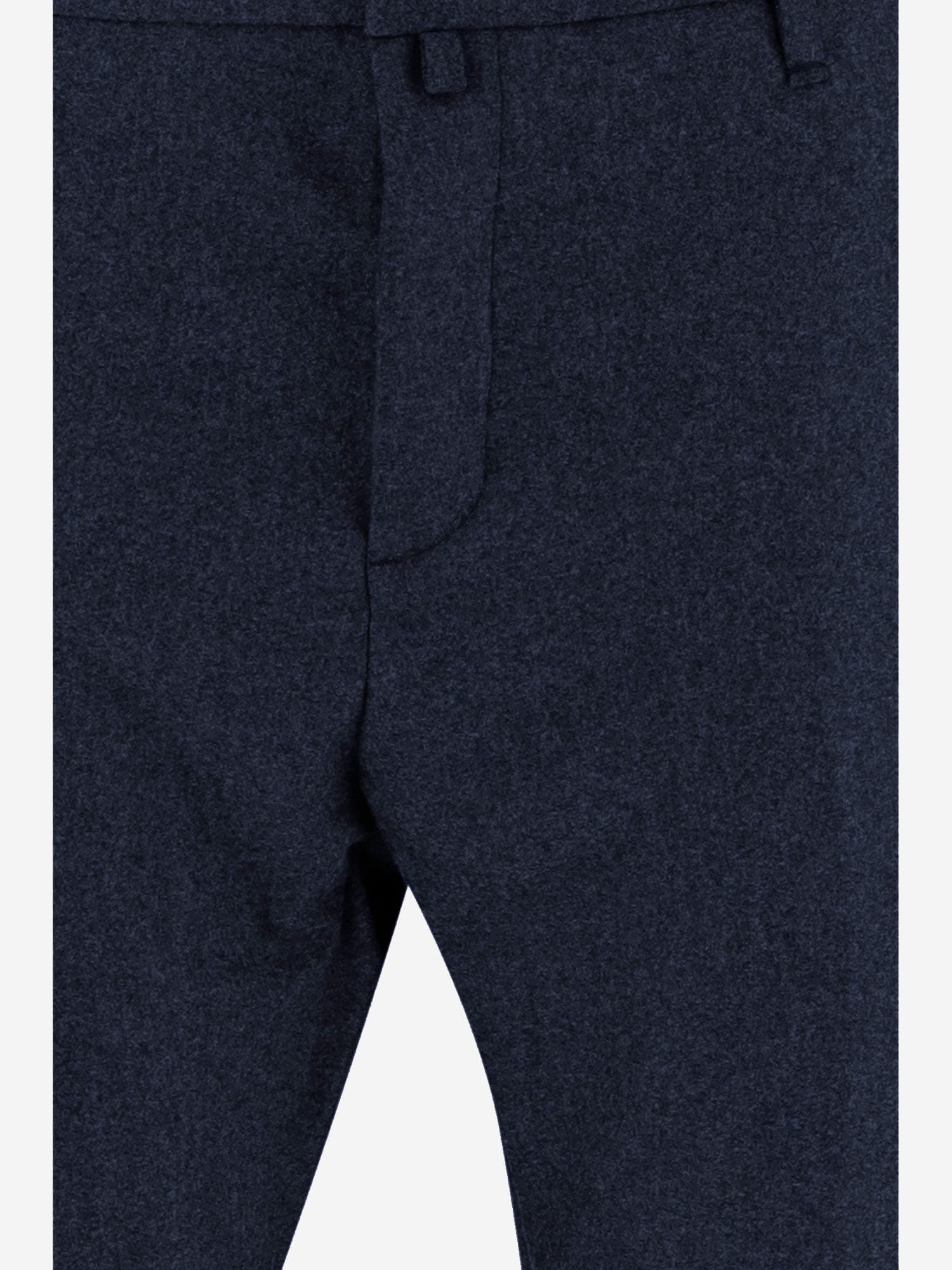 Jacob Cohen Pressed-crease Wool Trousers In Blue