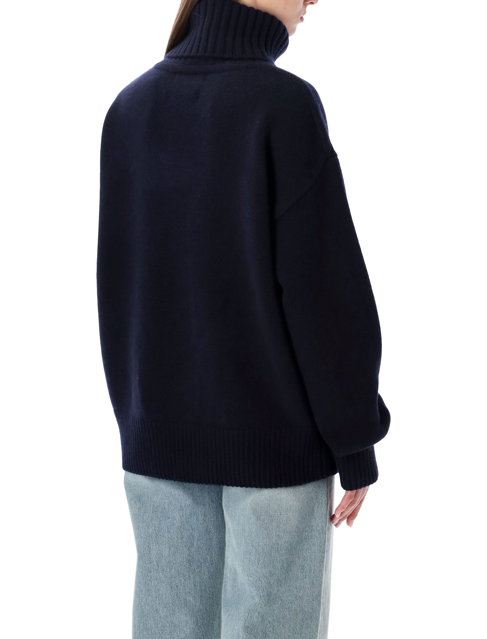 Extreme Cashmere Oversized Extra Sweater In Blue