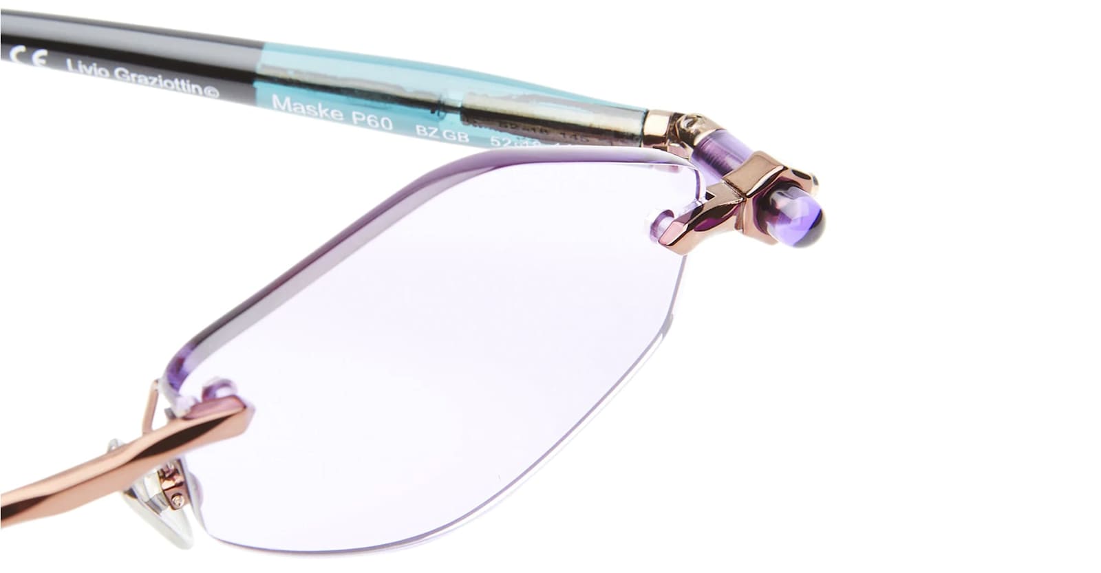 Kuboraum Mask P60 Bz Gb - Bronze Sunglasses In Gold