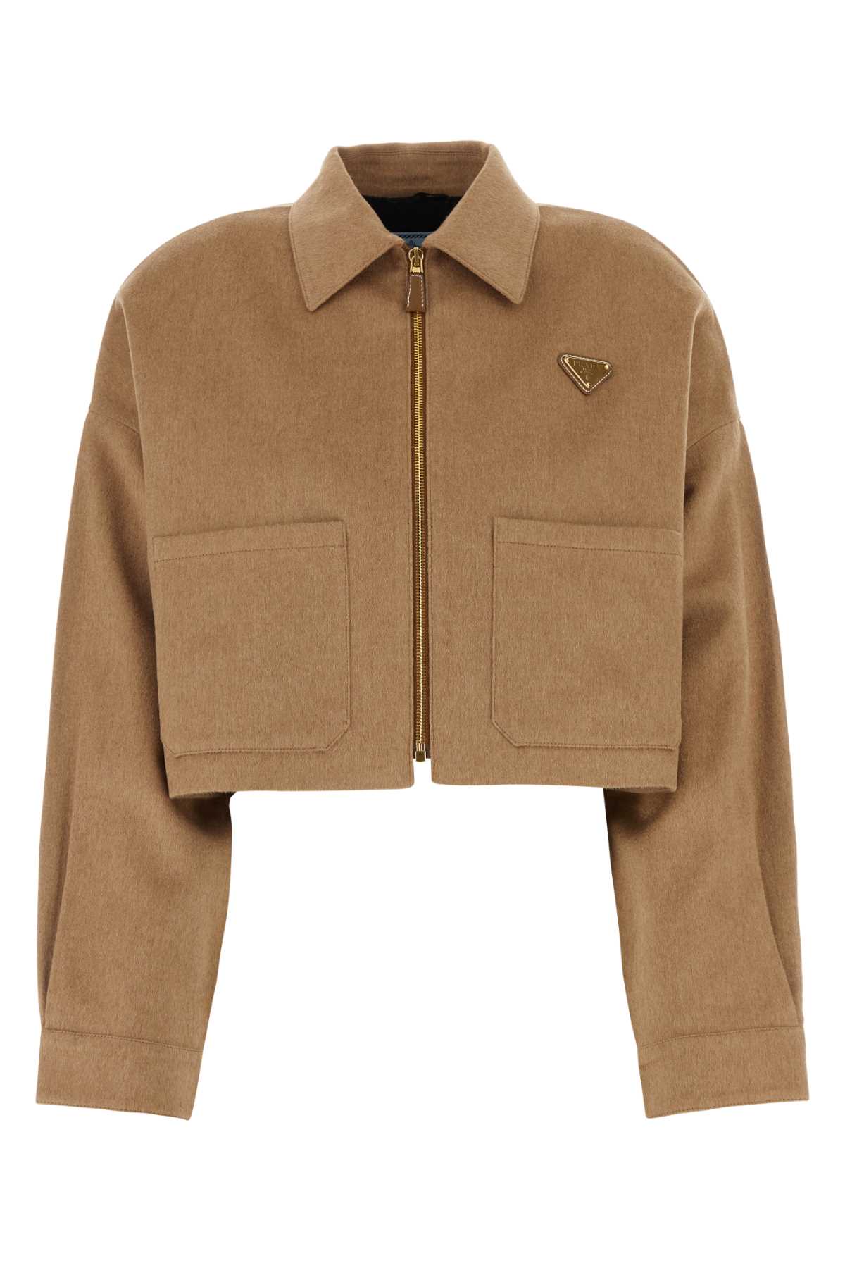 Prada Jackets And Vests In Cammello