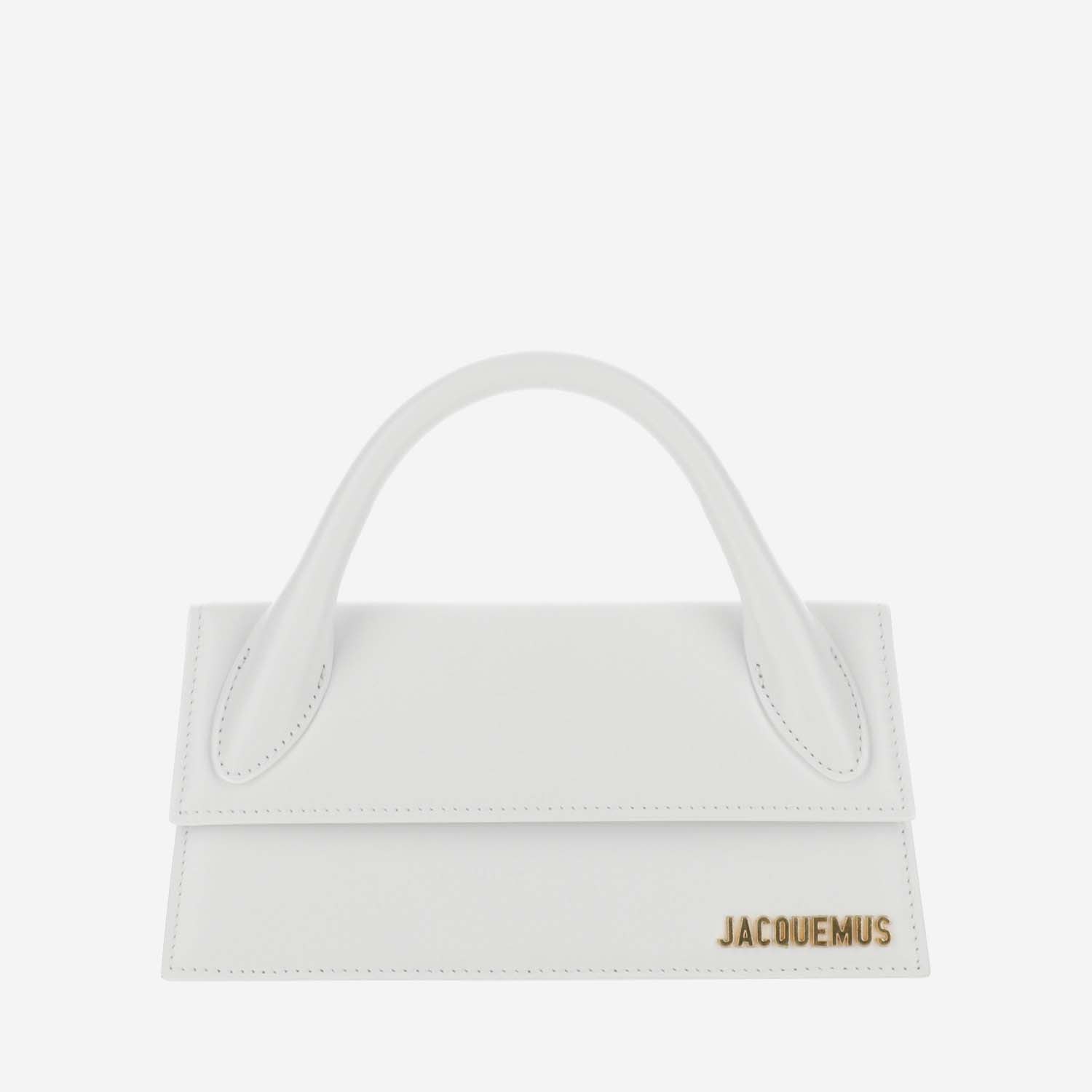 Shop Jacquemus Le Chiquito Long Bag In White