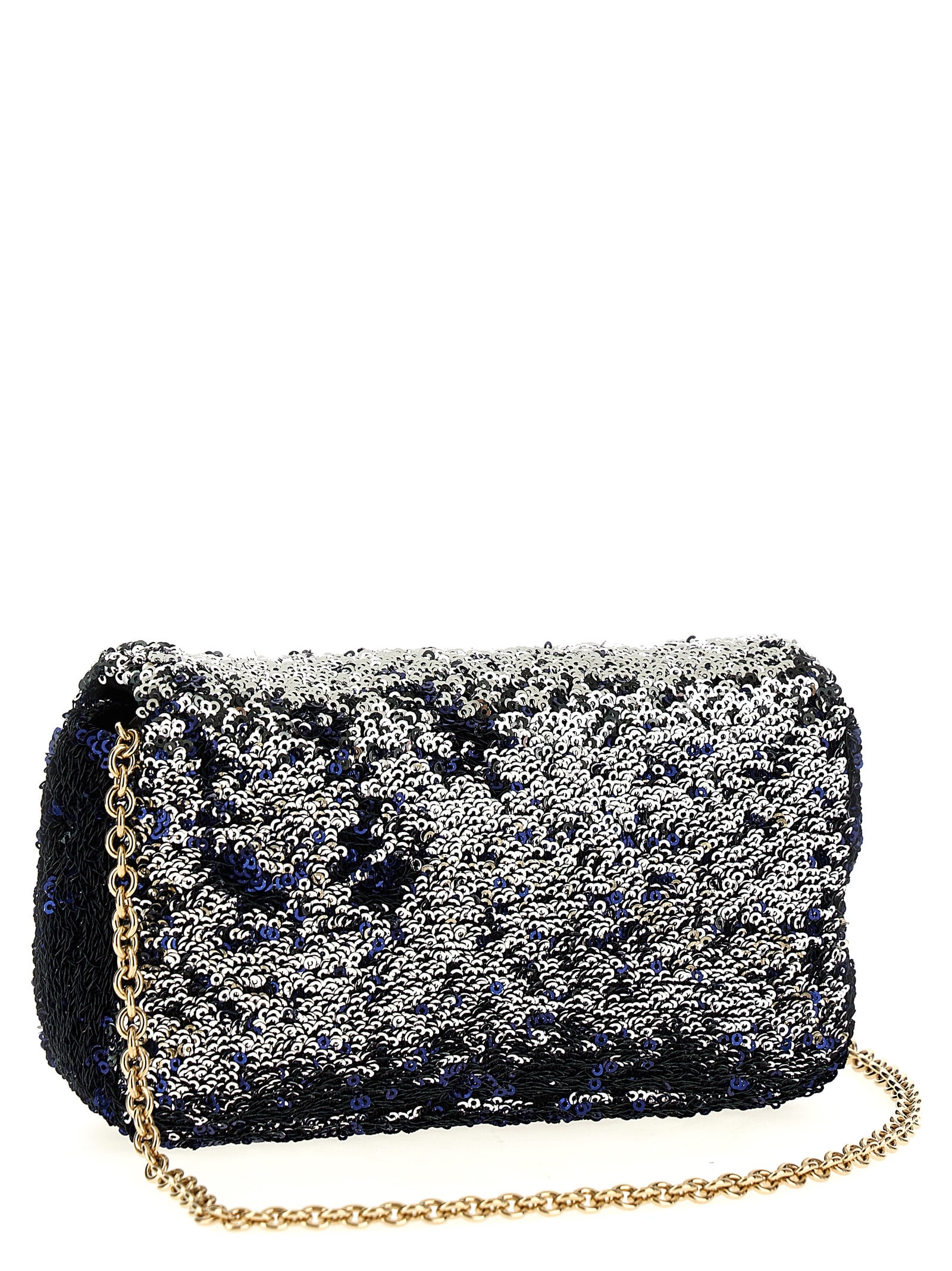 Furla 1927 Mini Crossbody Bag In Silver