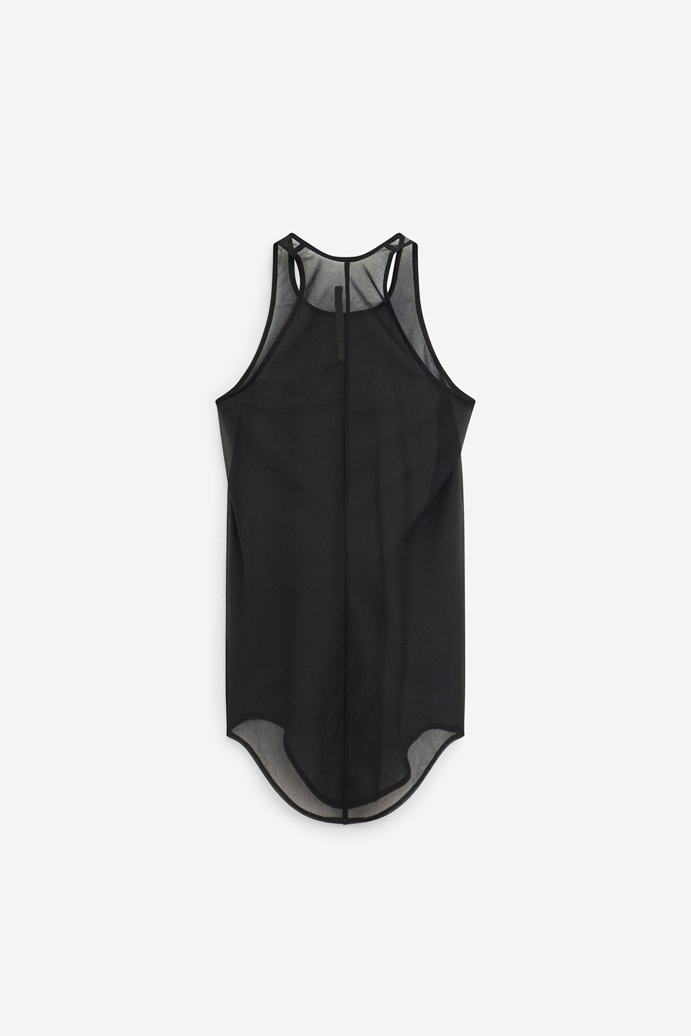 Rick Owens Basic Tank Topwear In Black